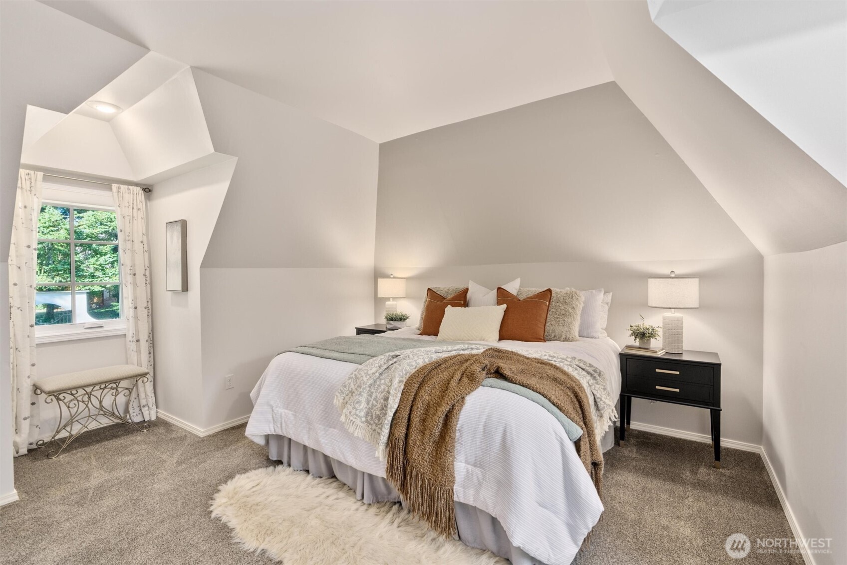 2nd bedroom with walk in closet.