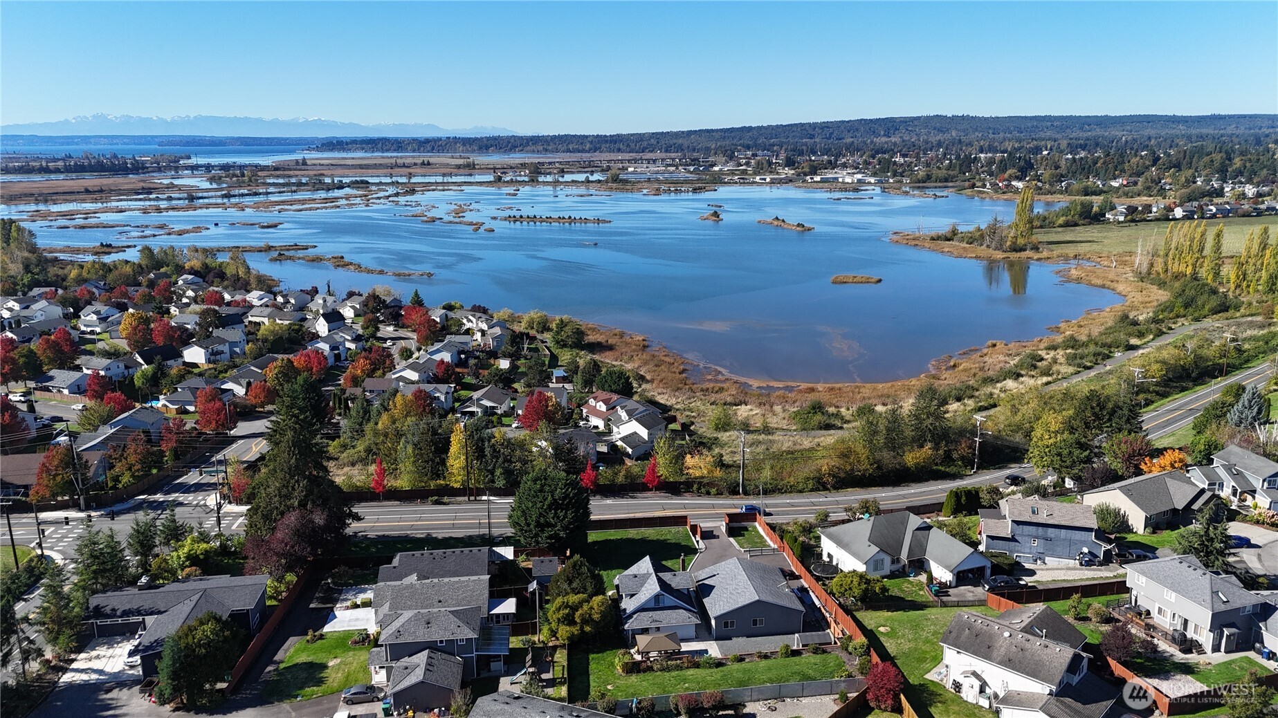 Steamboat Slough & Olympic Mt too... Steamboat Slough & Olympic Mt too...