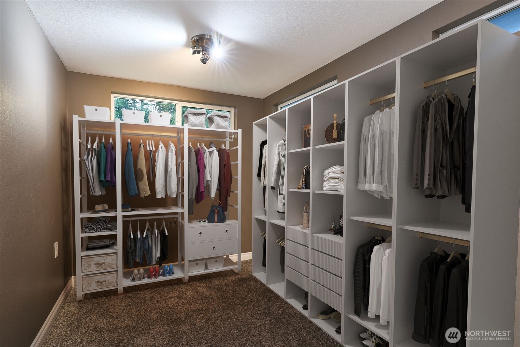 Primary Walkin closet.