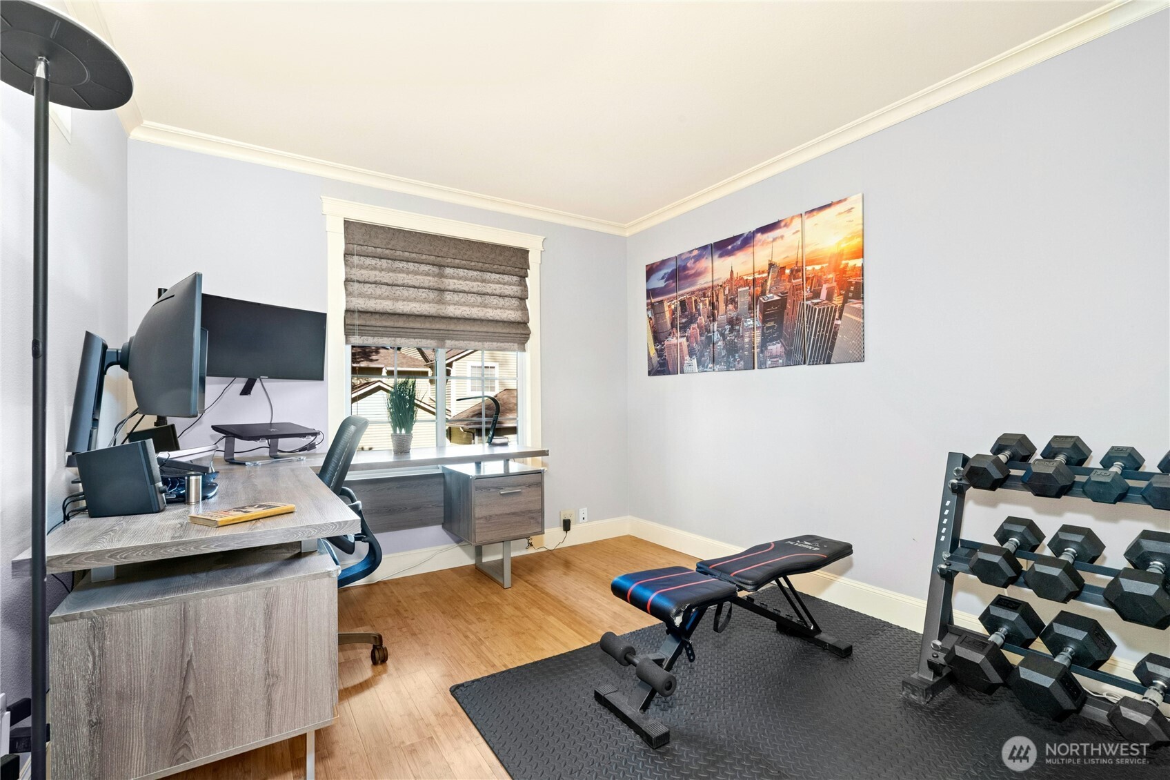 Third Bedroom, currently used as an Office