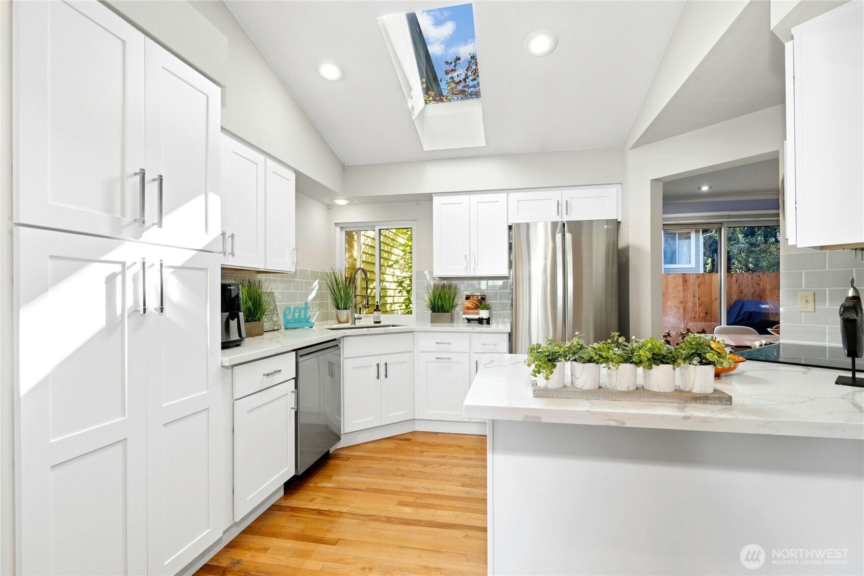 Updated Kitchen with skylight