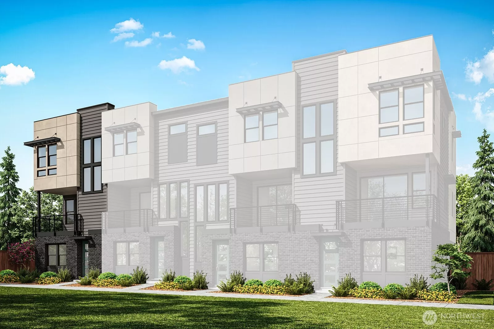 Exterior rendering (Facade, Ext Colors, Interior Photos & Floor Plans for illustrative purposes only. Actual Facade, Ext Colors, Interiors & Floor Plans may differ.)