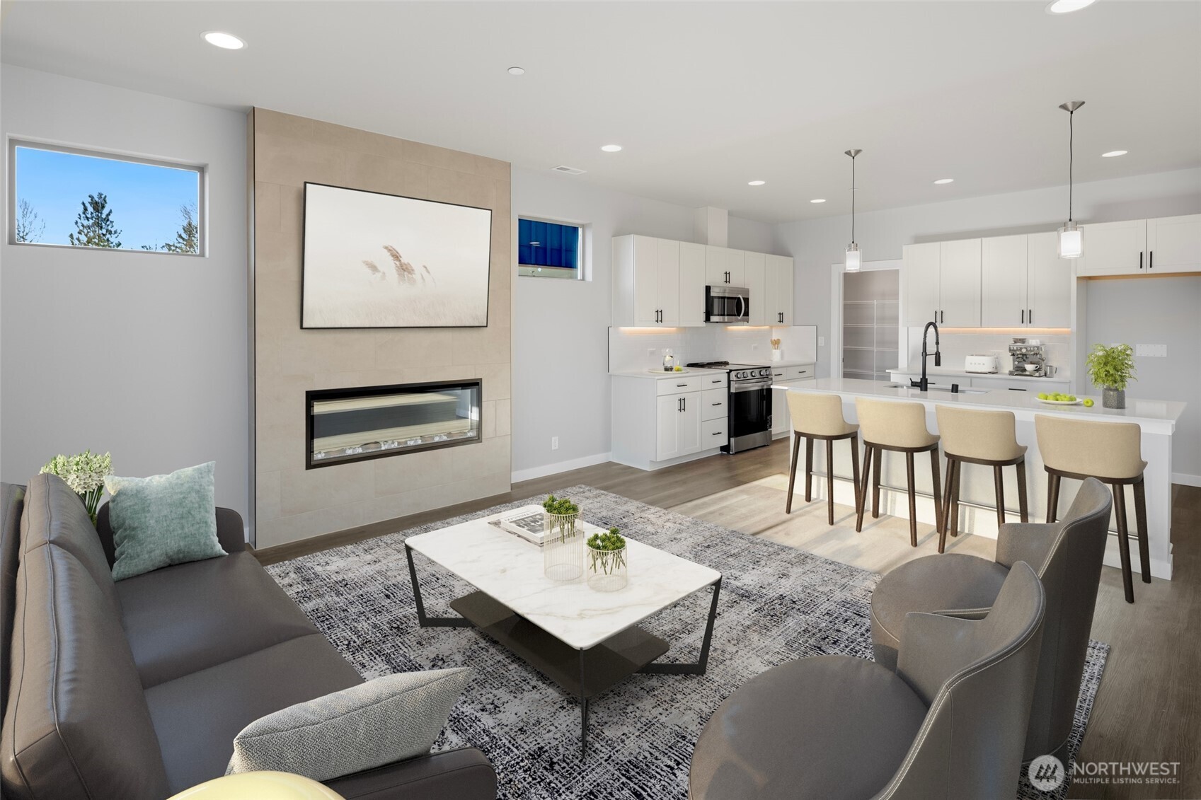 Virtually Staged. Pictures are of Whidbey Plan. Colors and finishes may vary. See Site Agent for details.