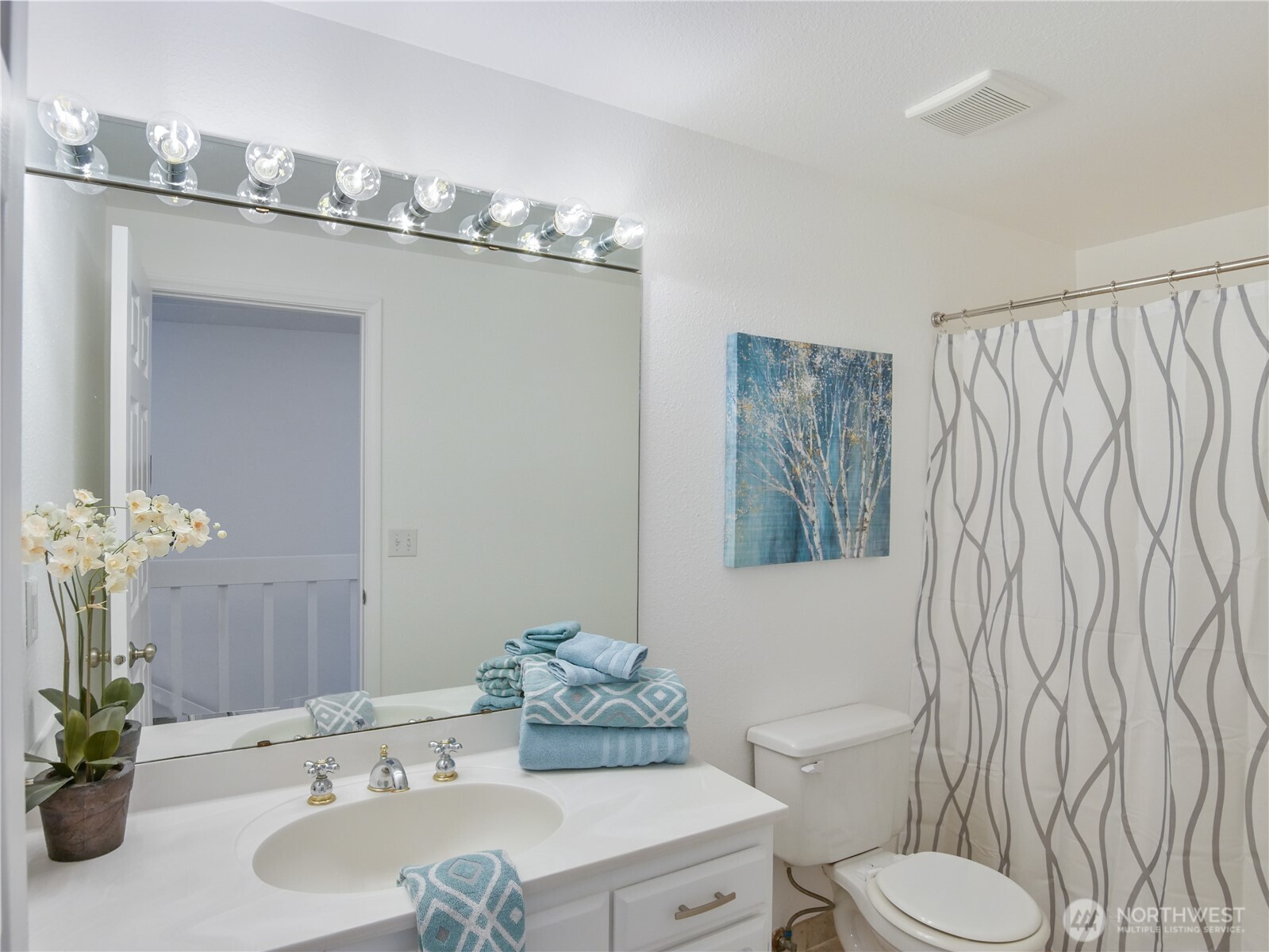 3pc ensuite w/2 shower heads- full sz shower!