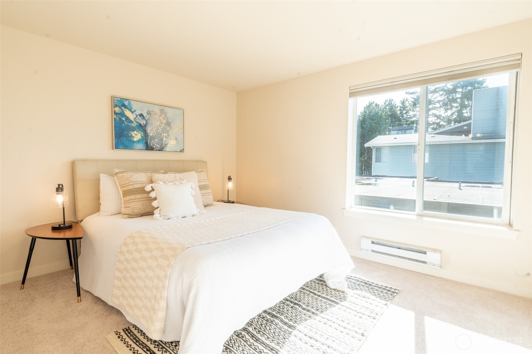 Main, larger bedroom