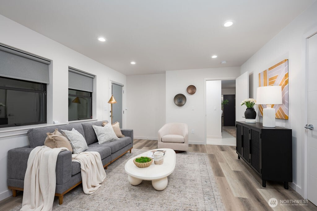 Main level powder room