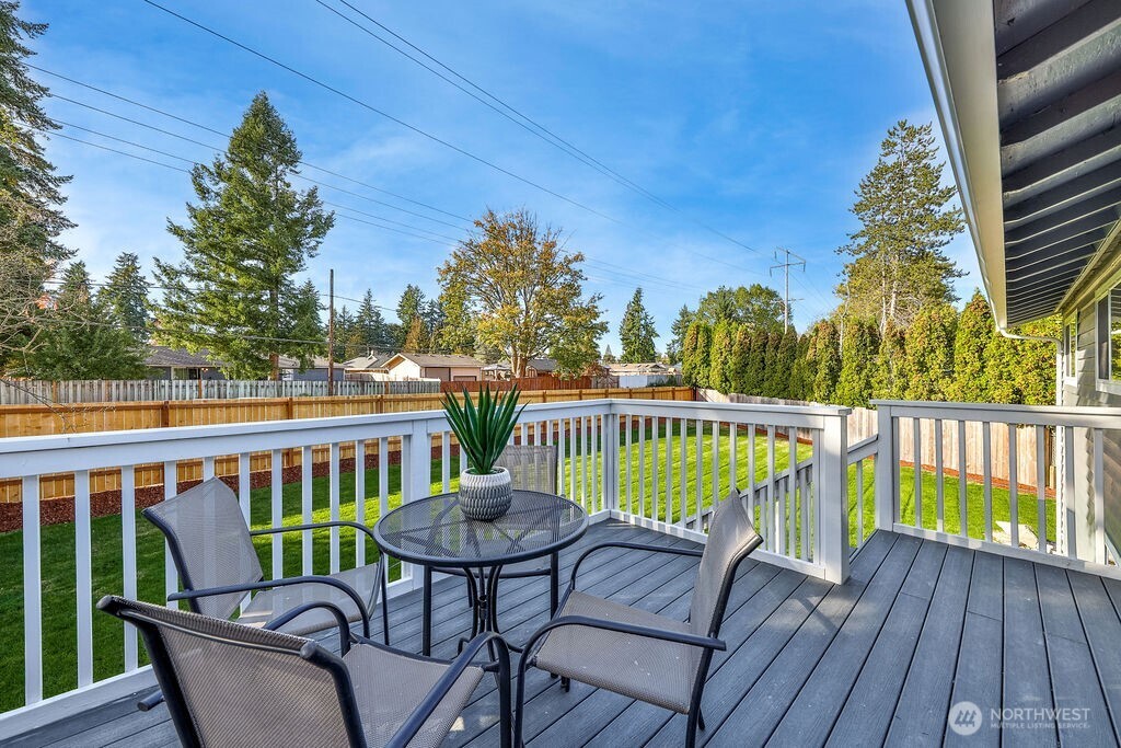 For your coffee/tea/BBQ while keeping an eye on the company in the the yard.