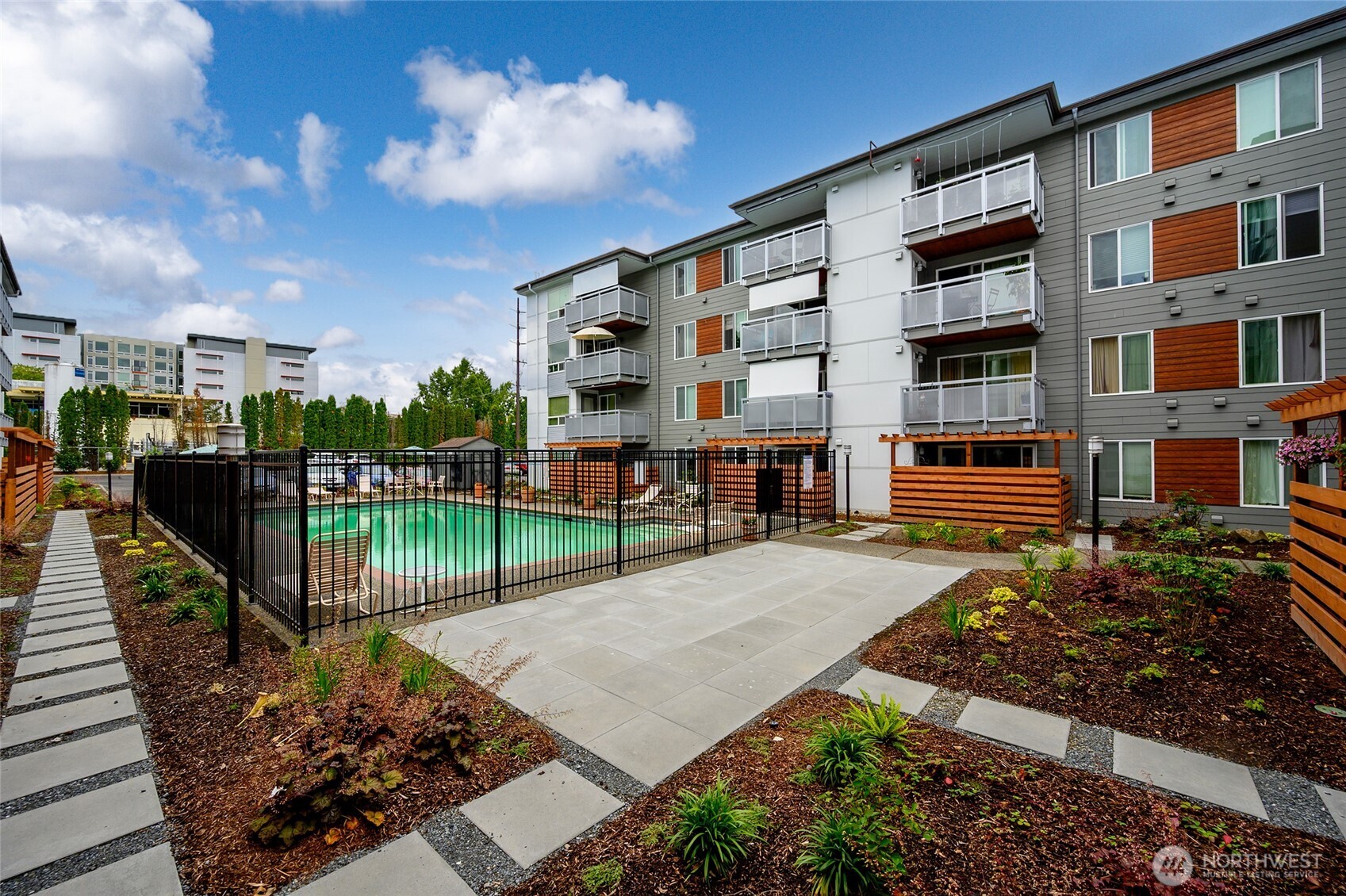 Outdoor pool open during the summer