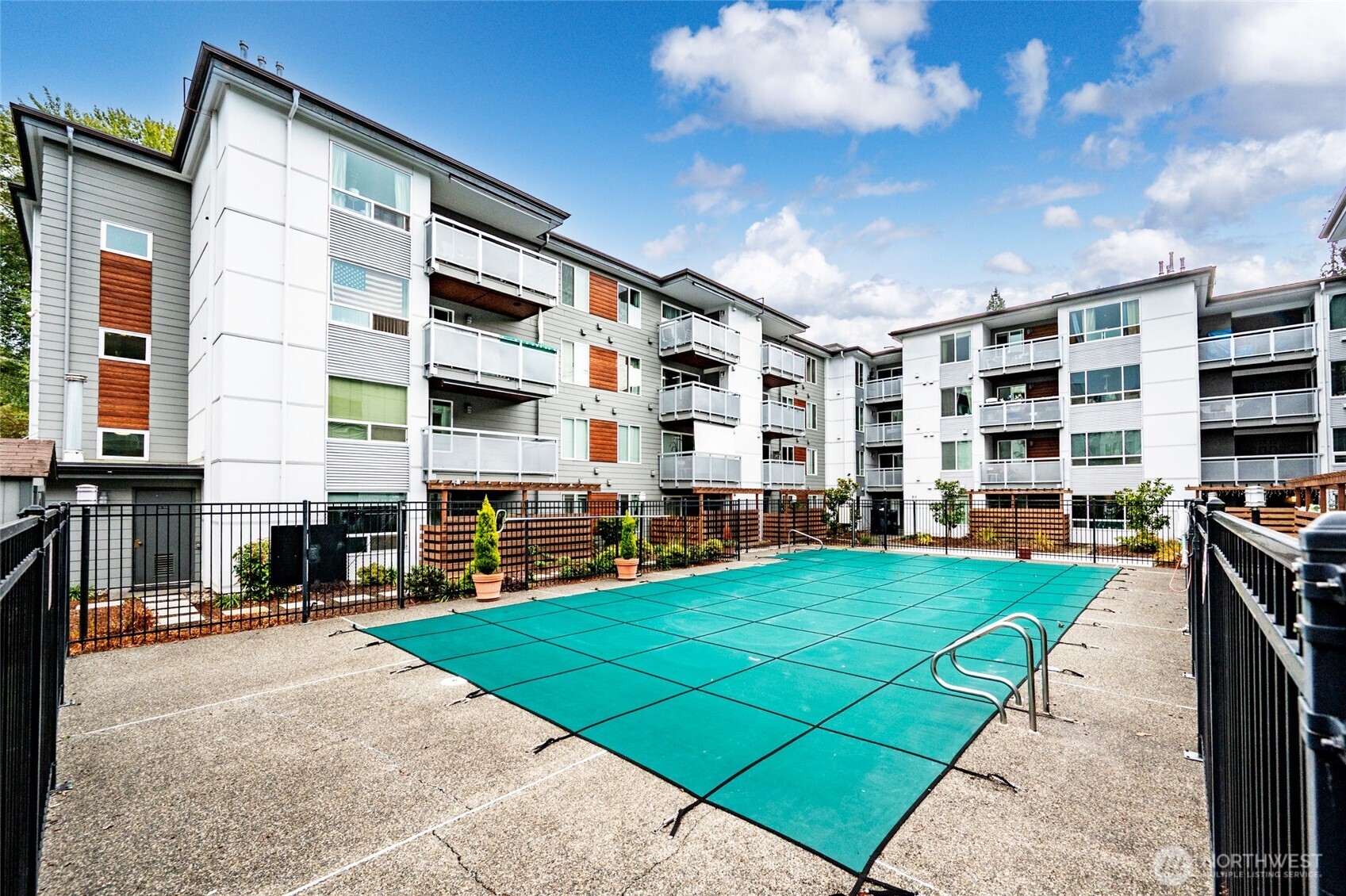 Outdoor pool, closed at this time of year