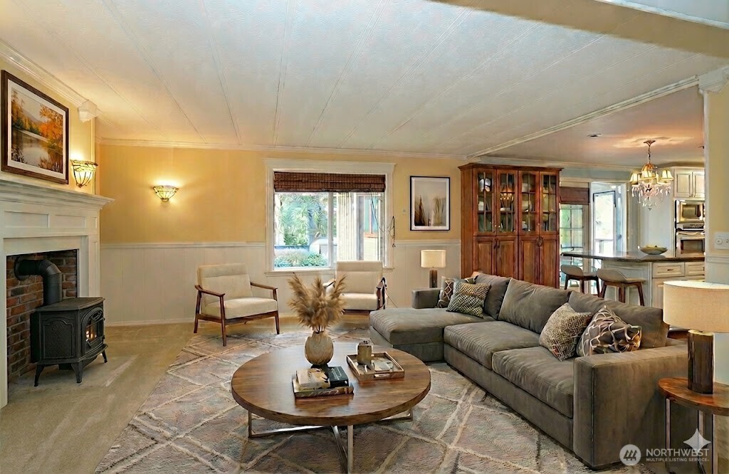 Secure gated RV and toy parking right beside the detached garage!