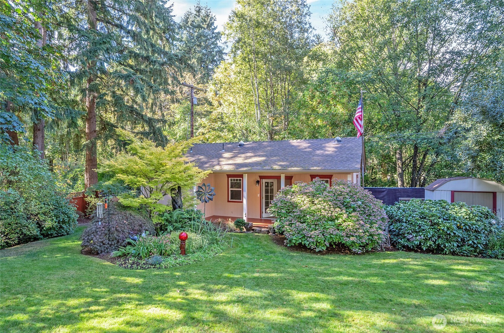 Great guest suite with an adjacent half bath for added convenience!