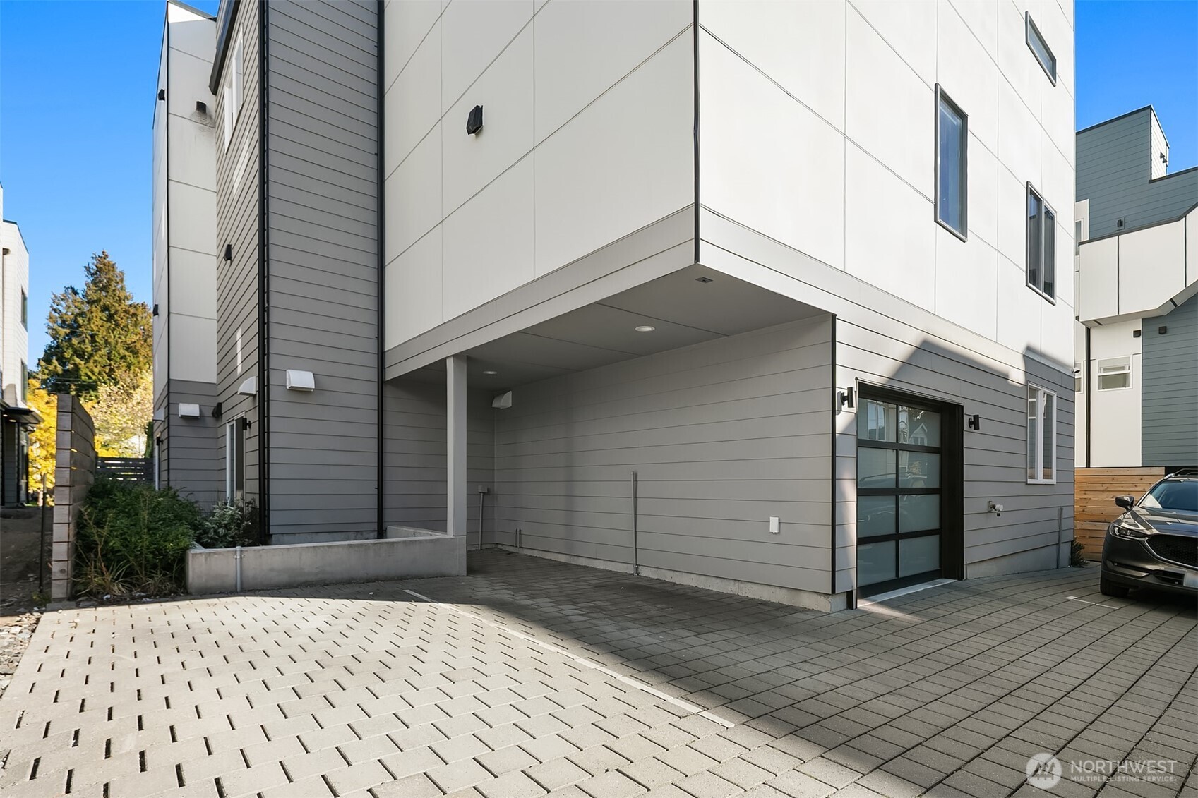 1 parking spot (left one) that is EV ready!