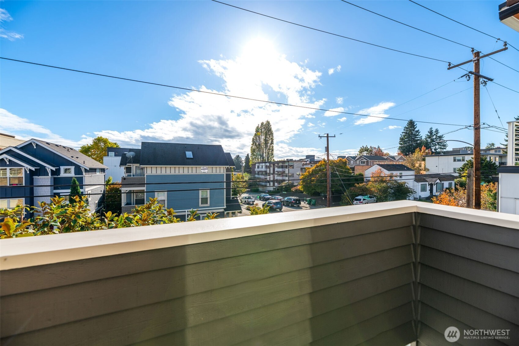 View from upper balcony