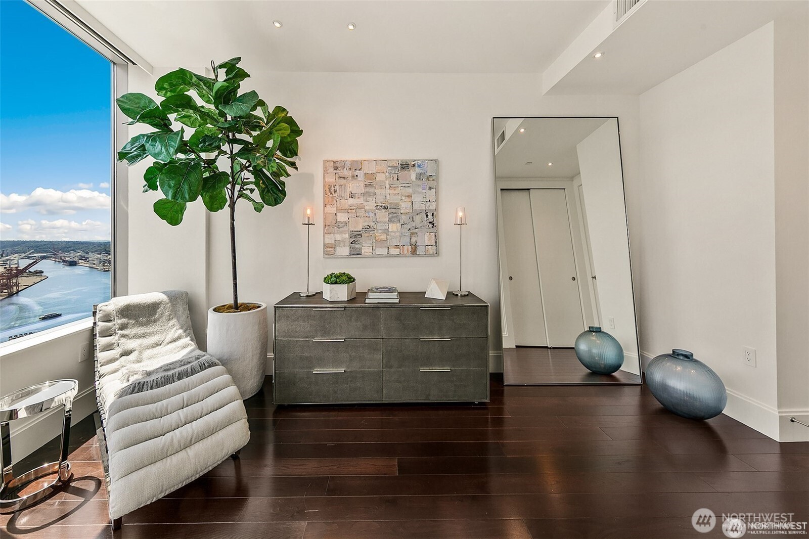 stairs to private roof deck