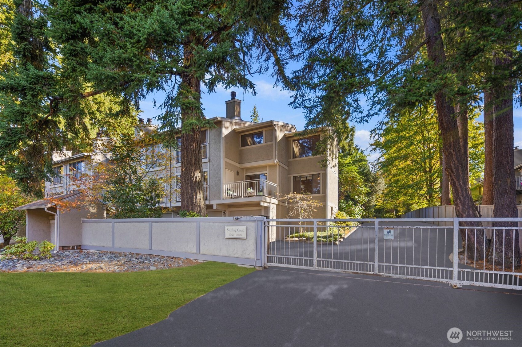 Beautifully landscaped path welcomes you to the front door.