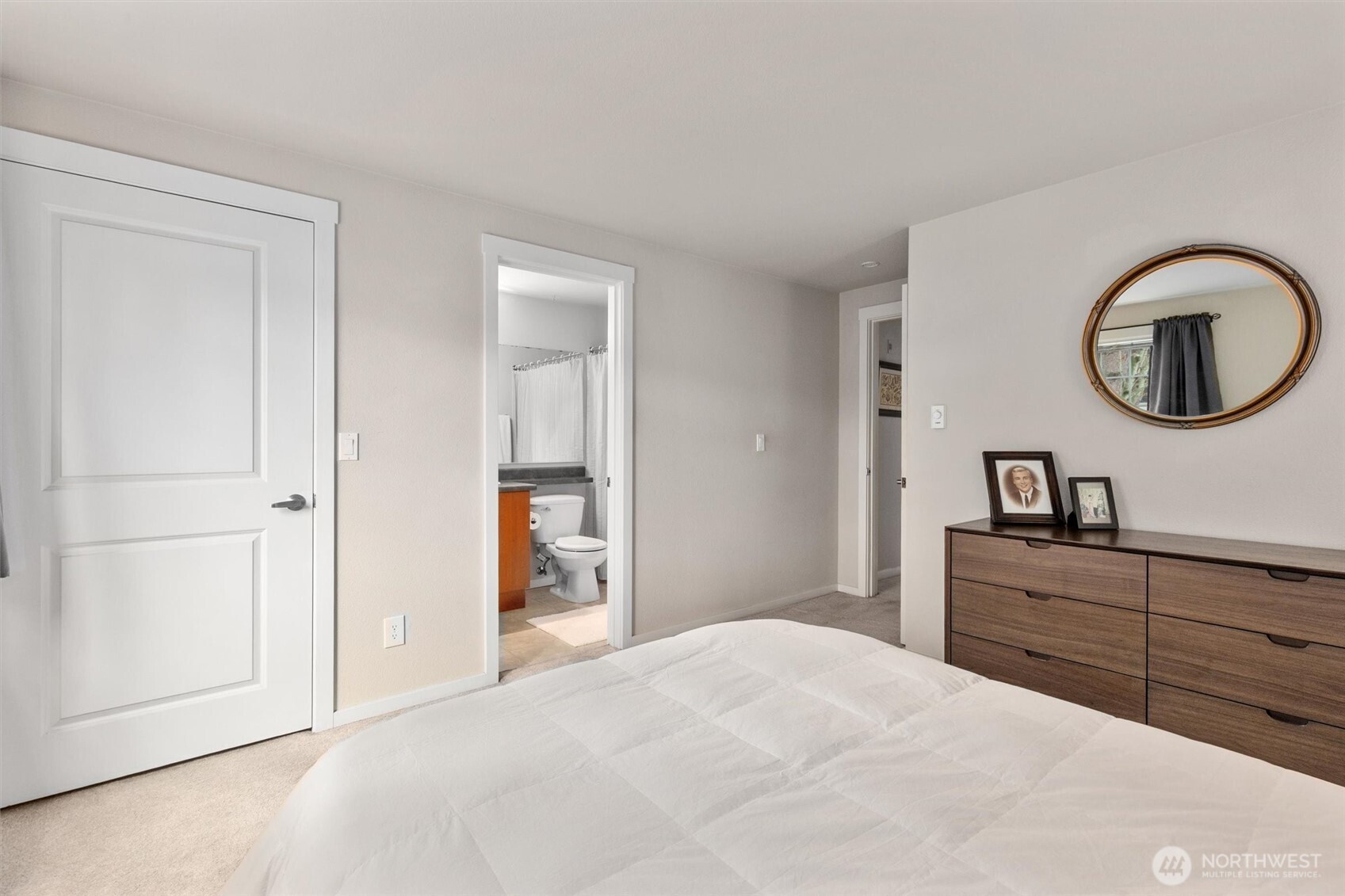 Bedroom #2, currently used as an office.