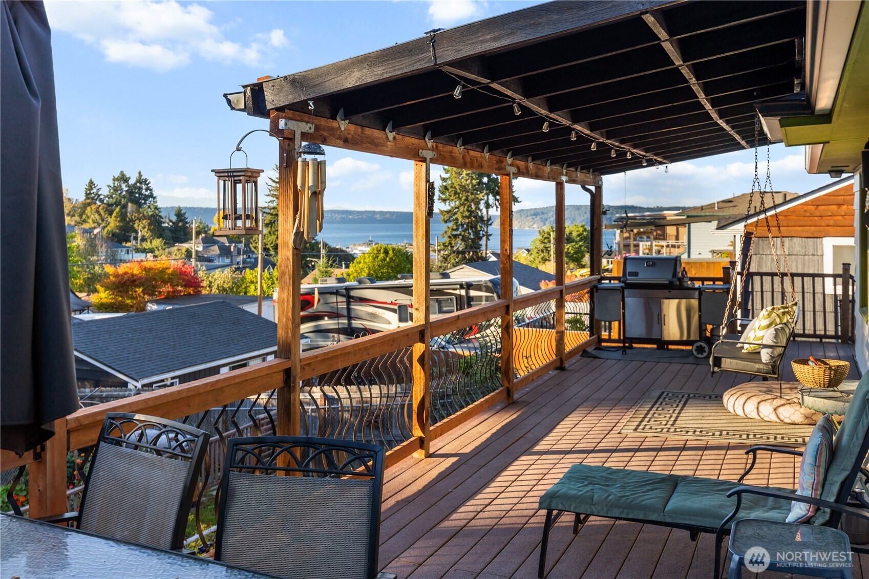 Grilling with a view? Yes, please. Deck has been reinforced and is ready for all your outdoor entertaining.