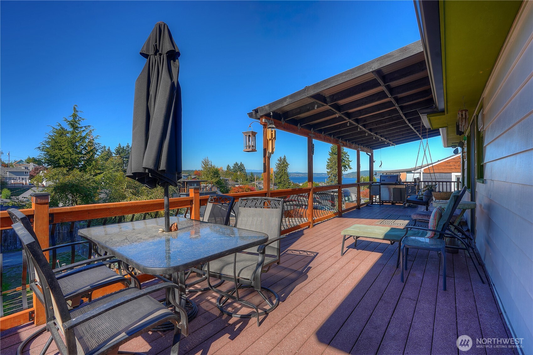 I can see for miles and miles.