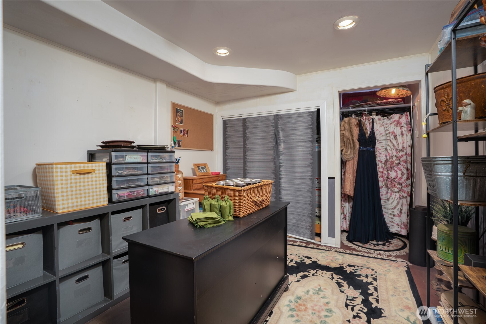 This is the bonus/flex room. Could be a non conforming 4th bedroom or hobby room, office, dressing room, you name it.