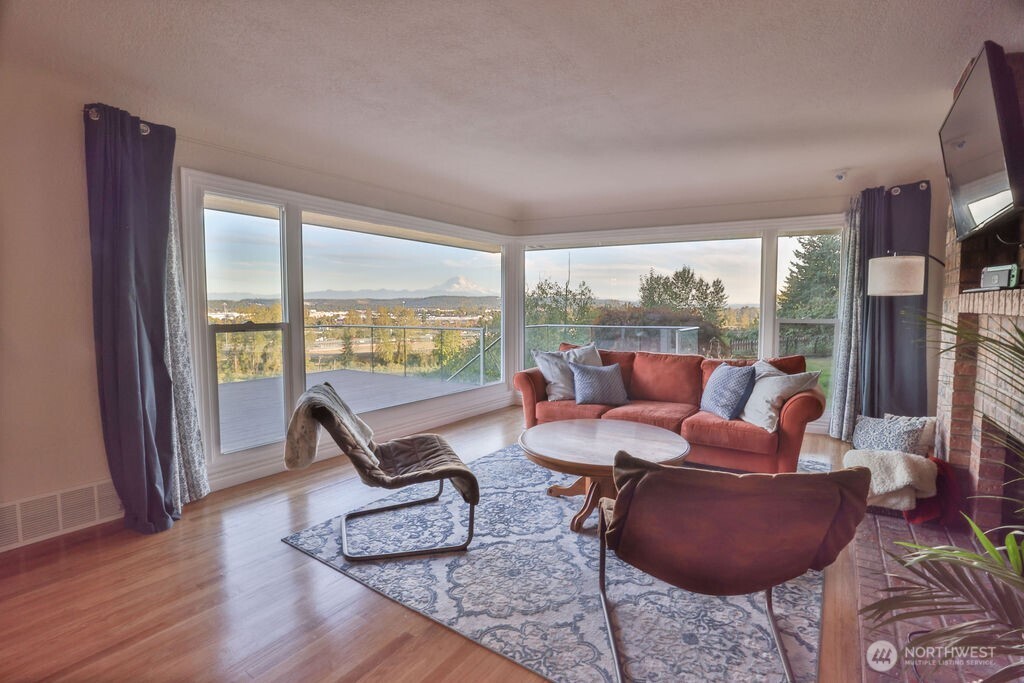 2nd living space with large picture windows