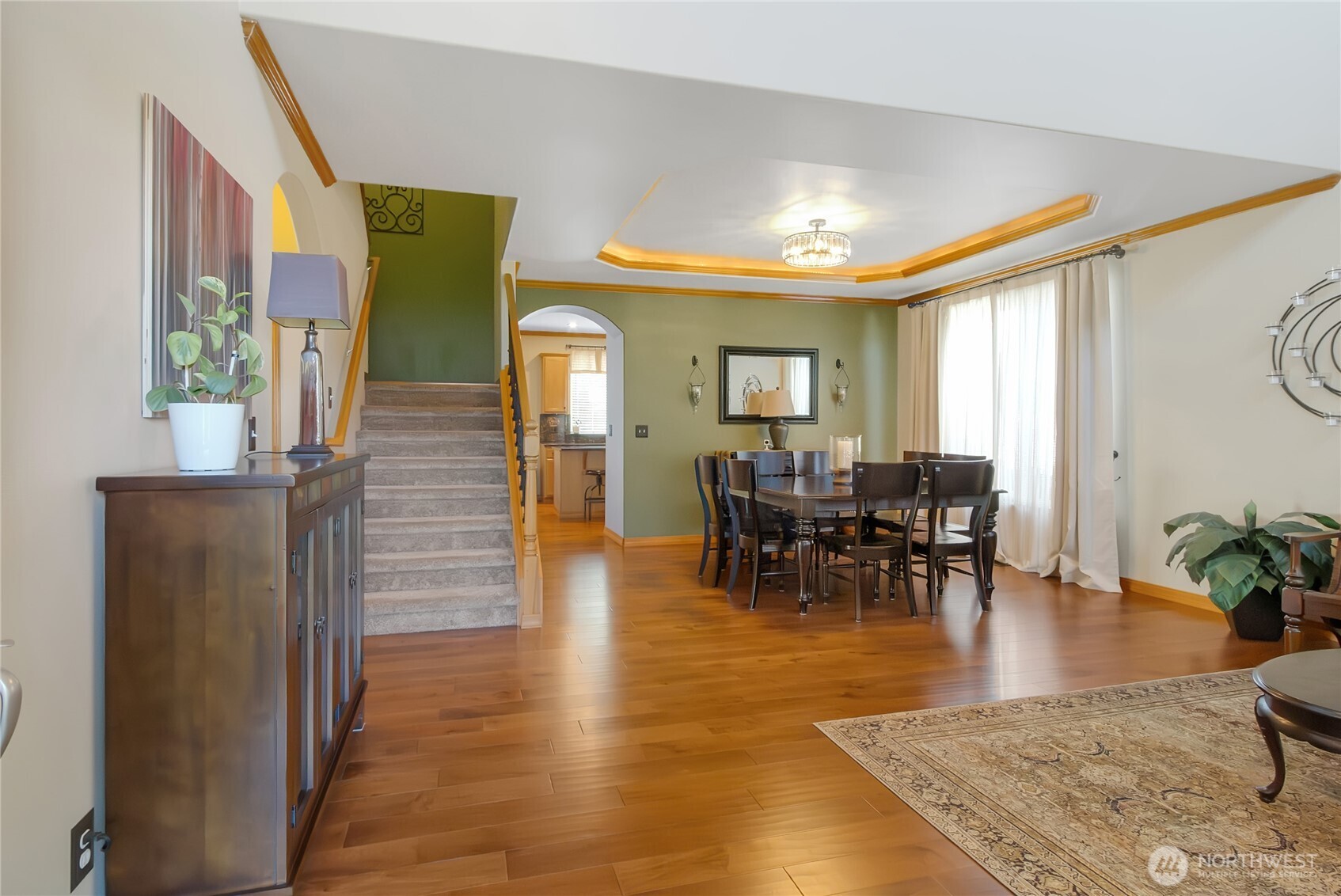 New hardwood flooring.