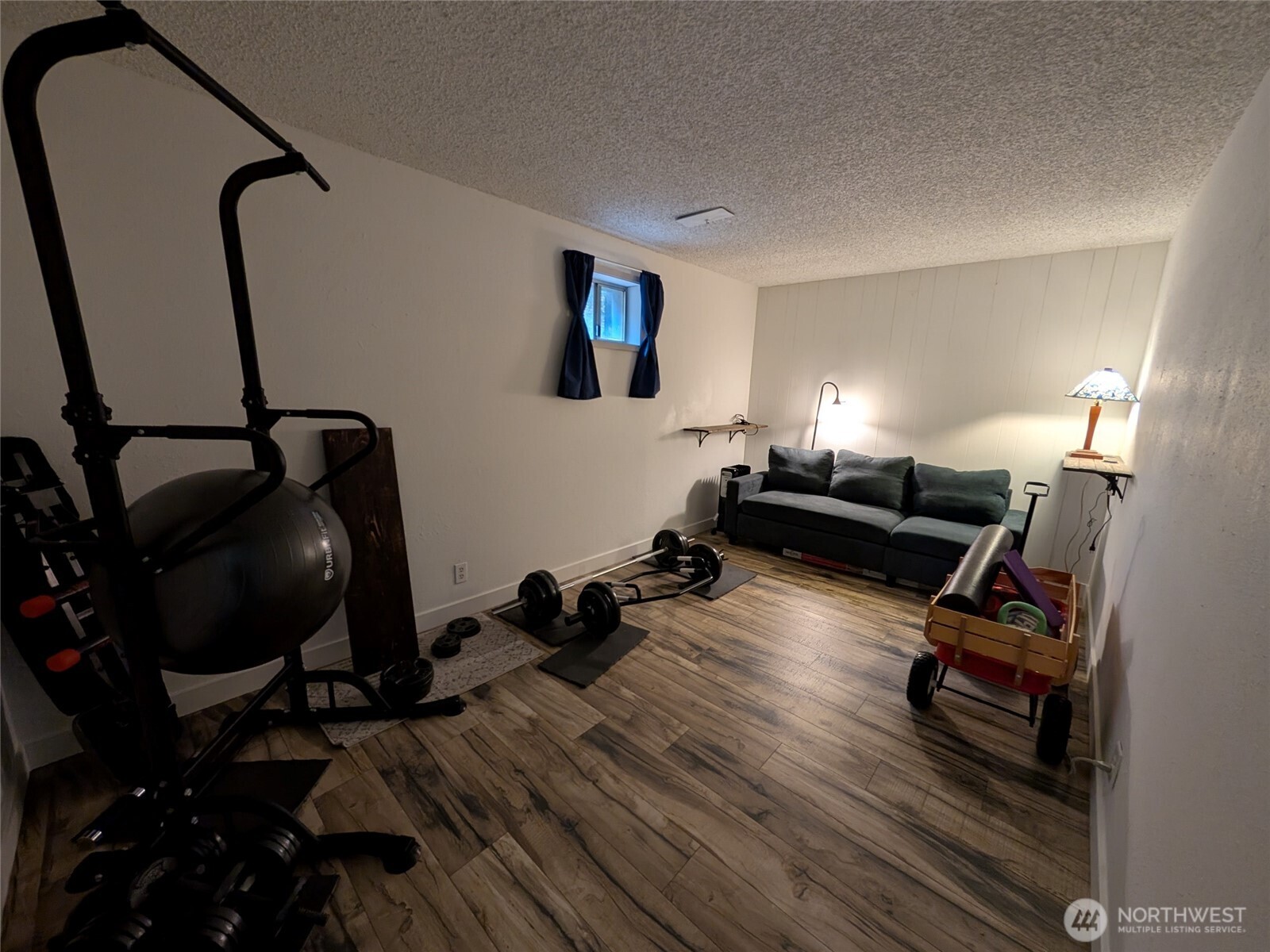 Flex bonus room on the lower level