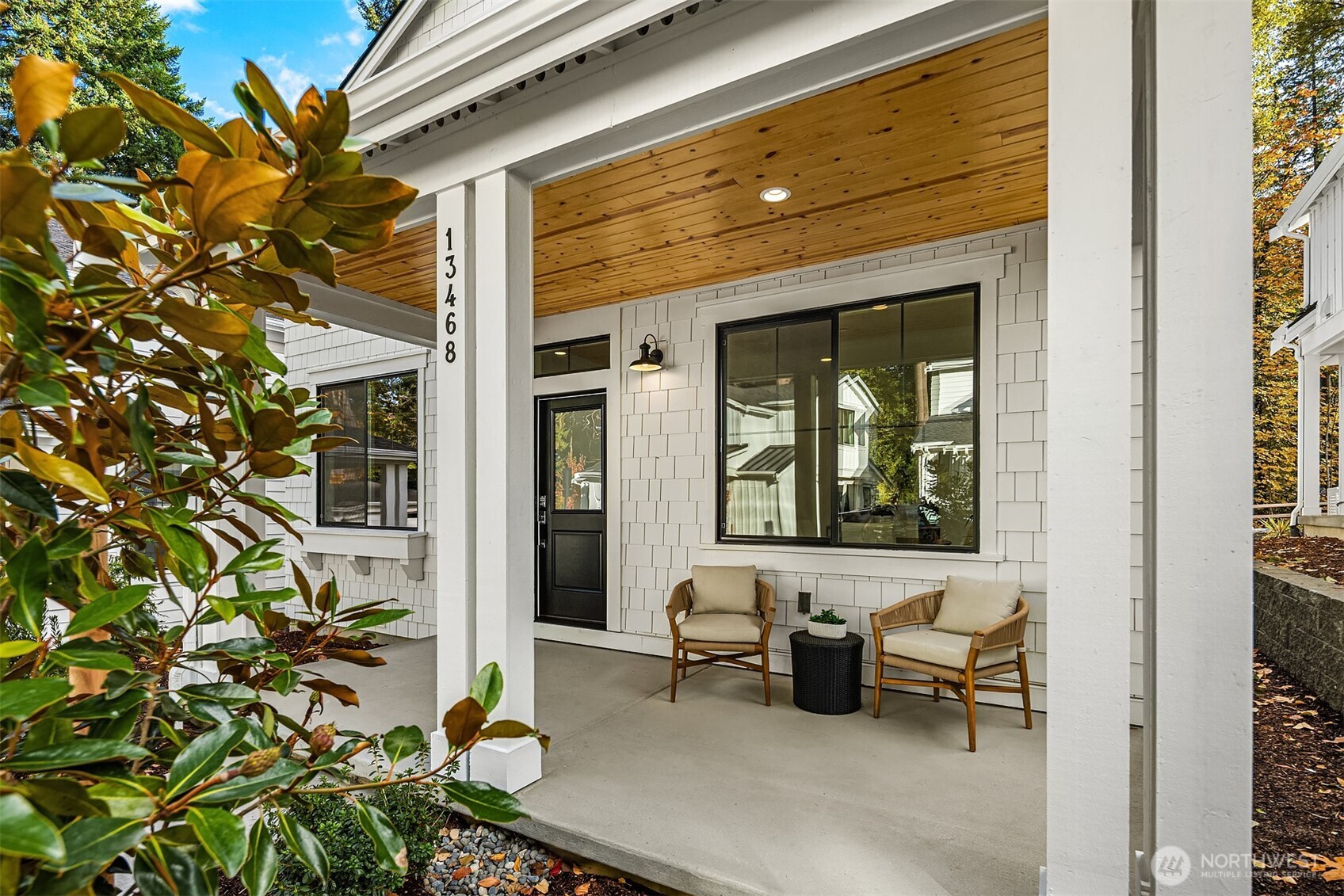 Welcoming covered porch. For illustration purposes only (not of actual home listed for sale)