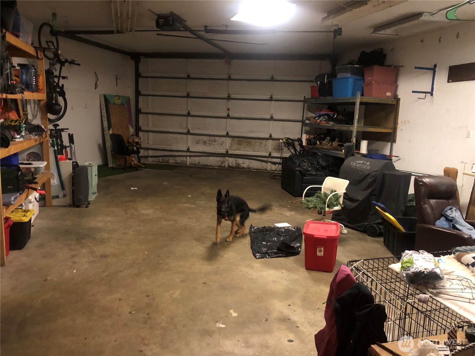 Shop with 11 ft heights and oversized door.