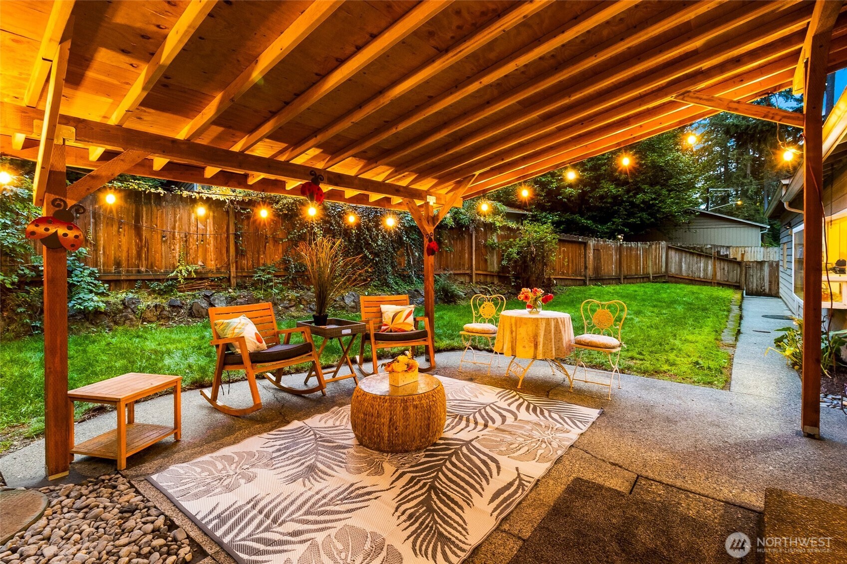 Another view of backyard.