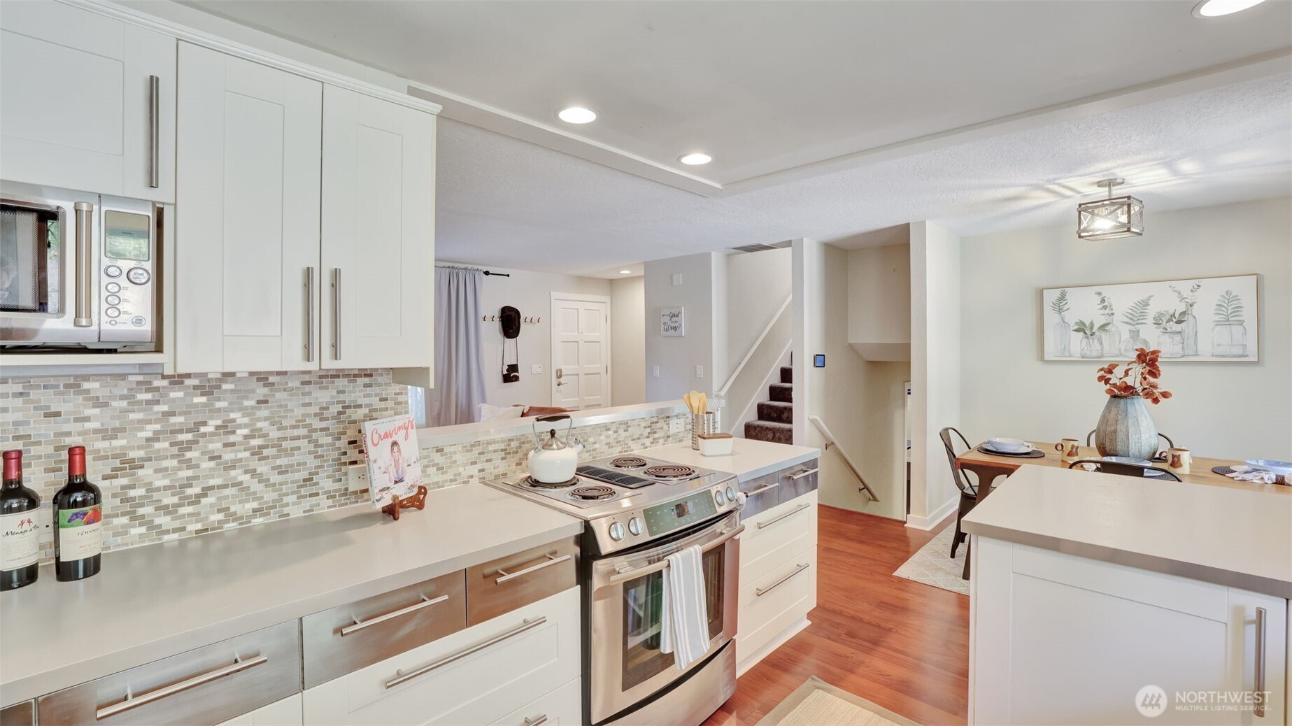 A well-balanced tri-level layout that offers a direct connection between each level of the home.