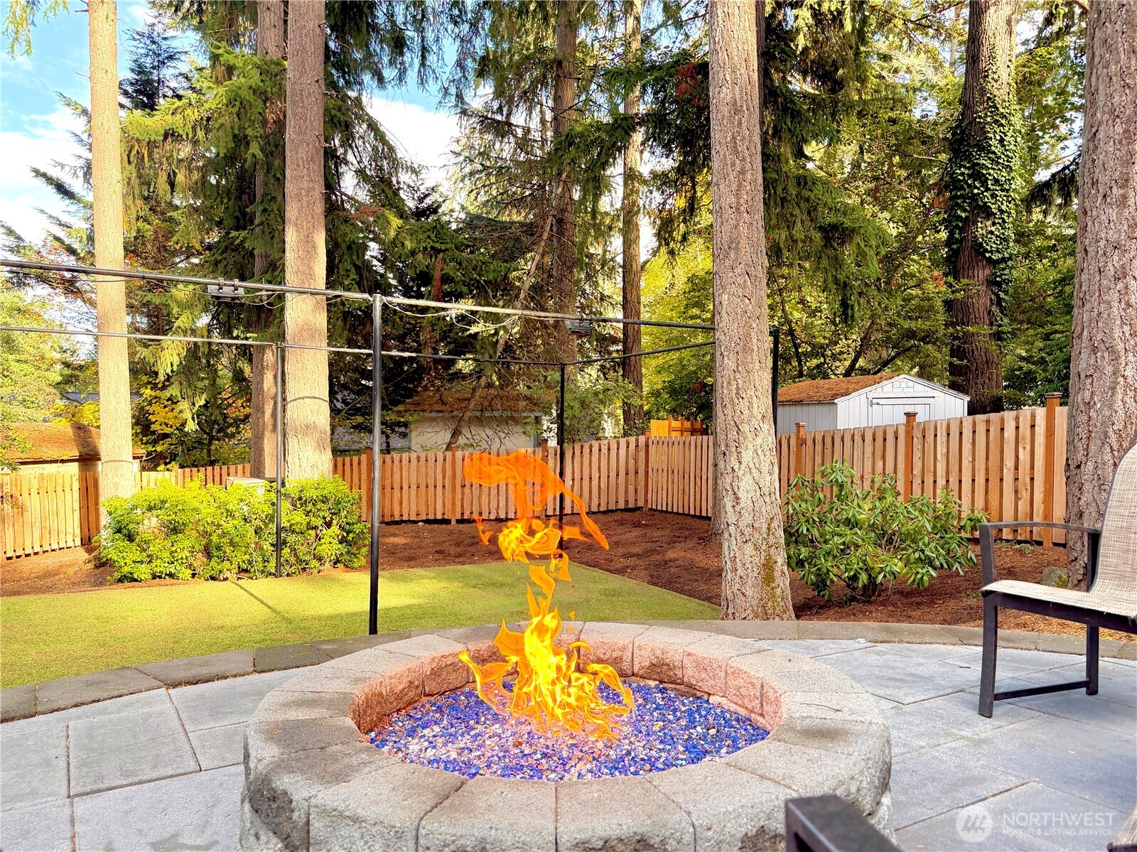 Warm up your colder evenings with a gas fire pit