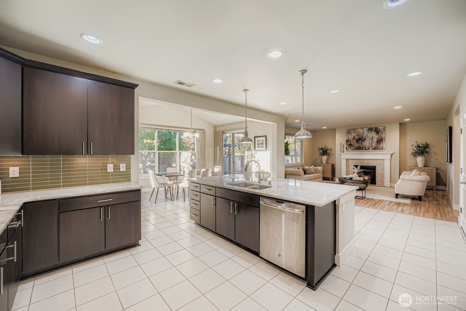 Expansive views across the main living space.