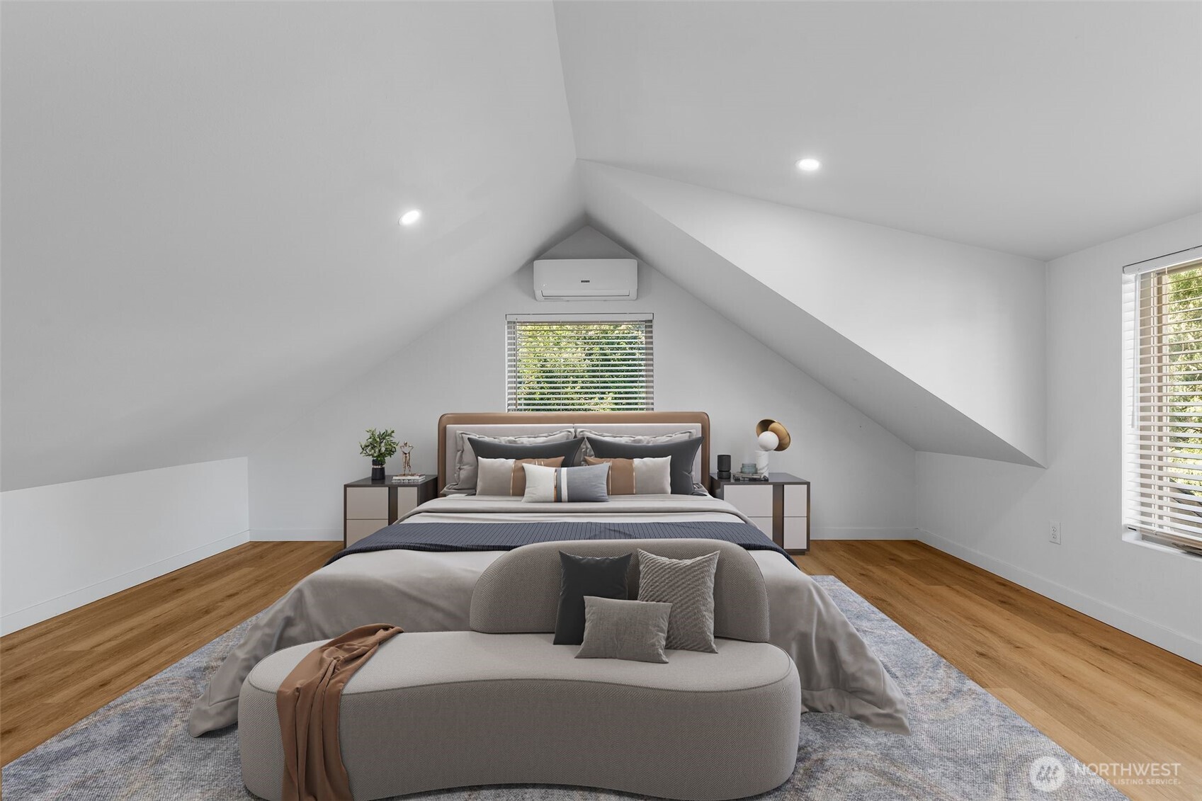 Relax and recharge in this serene retreat. Virtually staged.