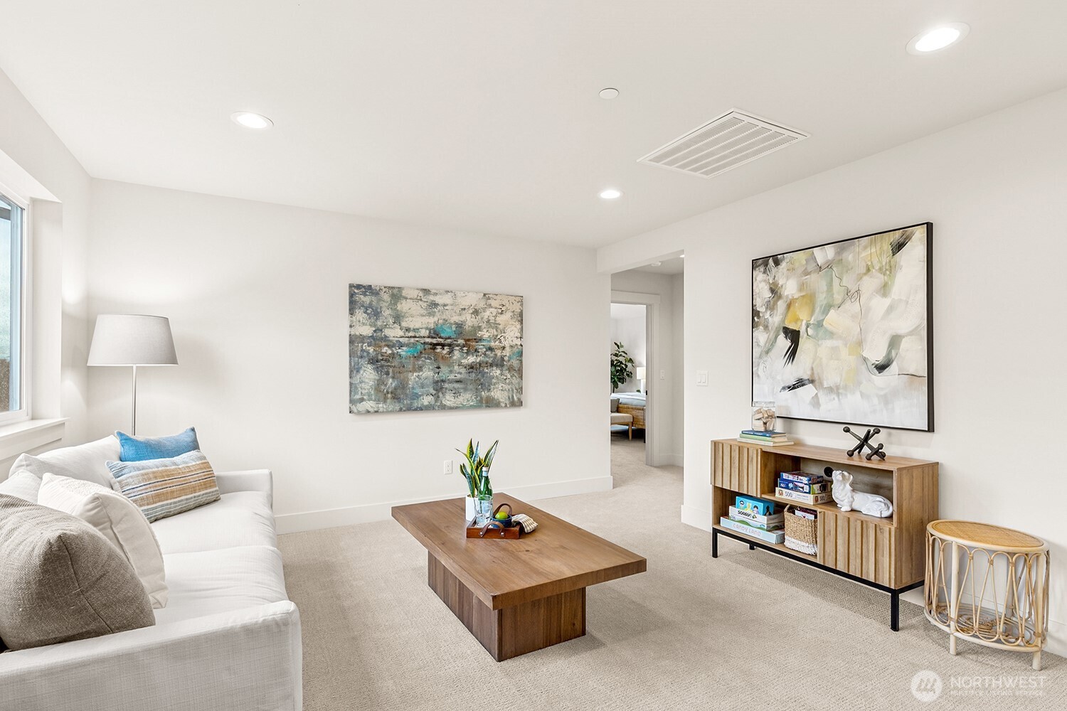 Photo of the second story loft of lot 4 at Moorlands Grove.