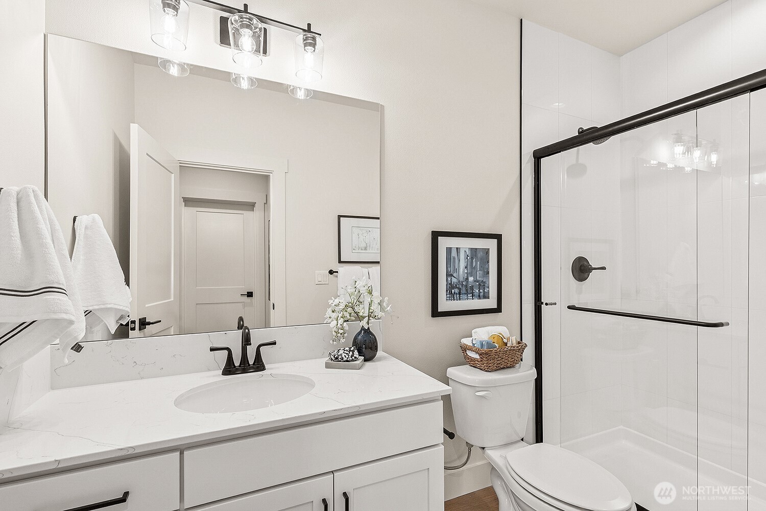 Oversized spacious yard on lot 4 at Moorlands Grove.