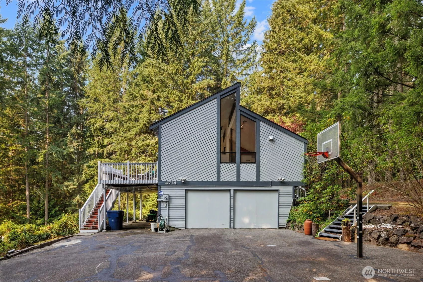 Private, quiet, serene setting with plenty of parking space!