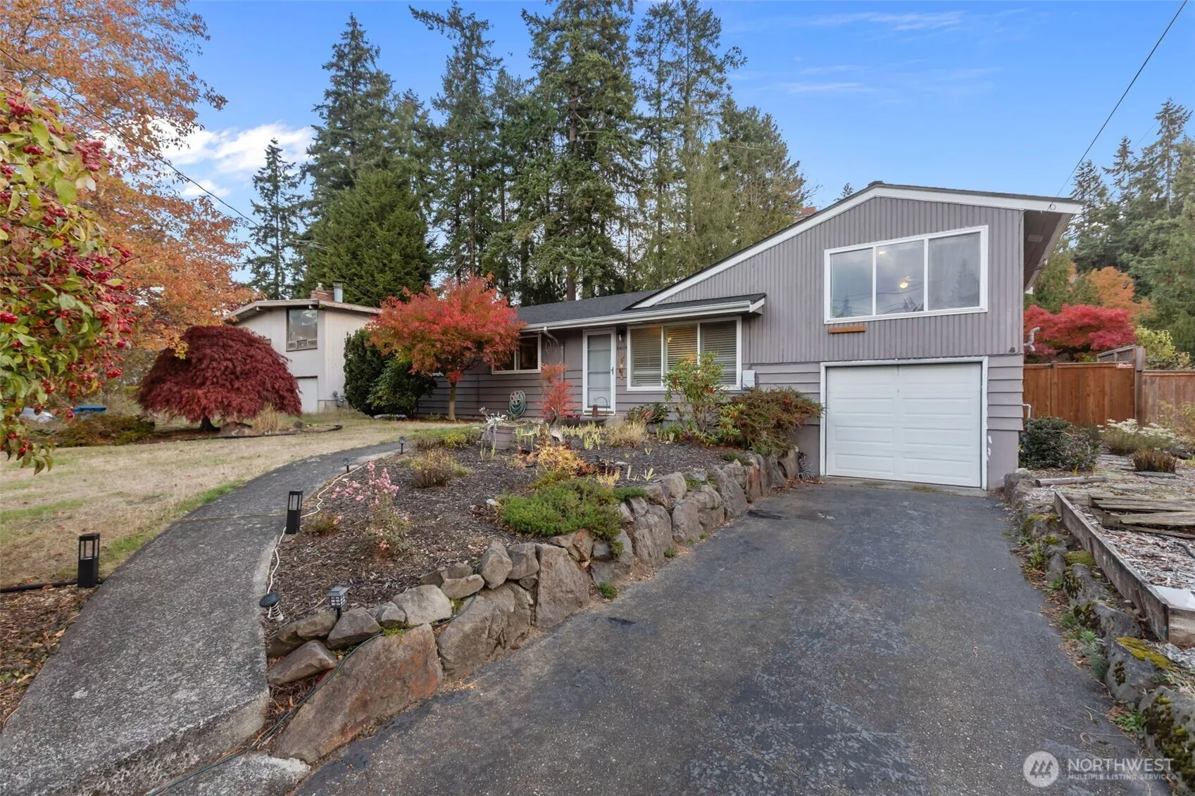 Welcome to 24119 105th Pl W, located in Edmonds, WA. on the Snohomish side of the King/Snohomish County line! This 1957 CHARMER has been partially updated and is PRICED and READY for your personal touches.  The home features 3 Bedrooms, 1.5 Baths, Kitchen, and Living on the  and a Bonus Rm over the Single-Car Garage that is currently used as a Primary Bedroom.  In addition, the lot boasts 8,712 sq ft!  The 30 year roof is only 10 years old!  Come get this one!