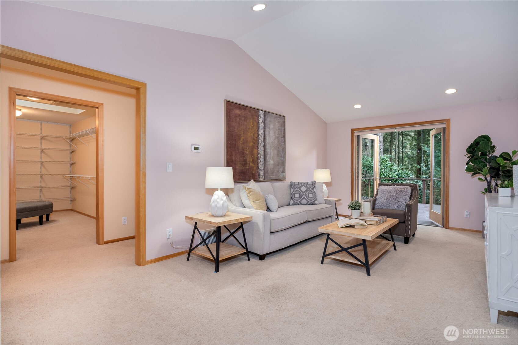 Main floor primary suite added in 2009. Perfect for generational living complete with living room, bathroom, bedroom, and huge walk-in closet with W/  D!