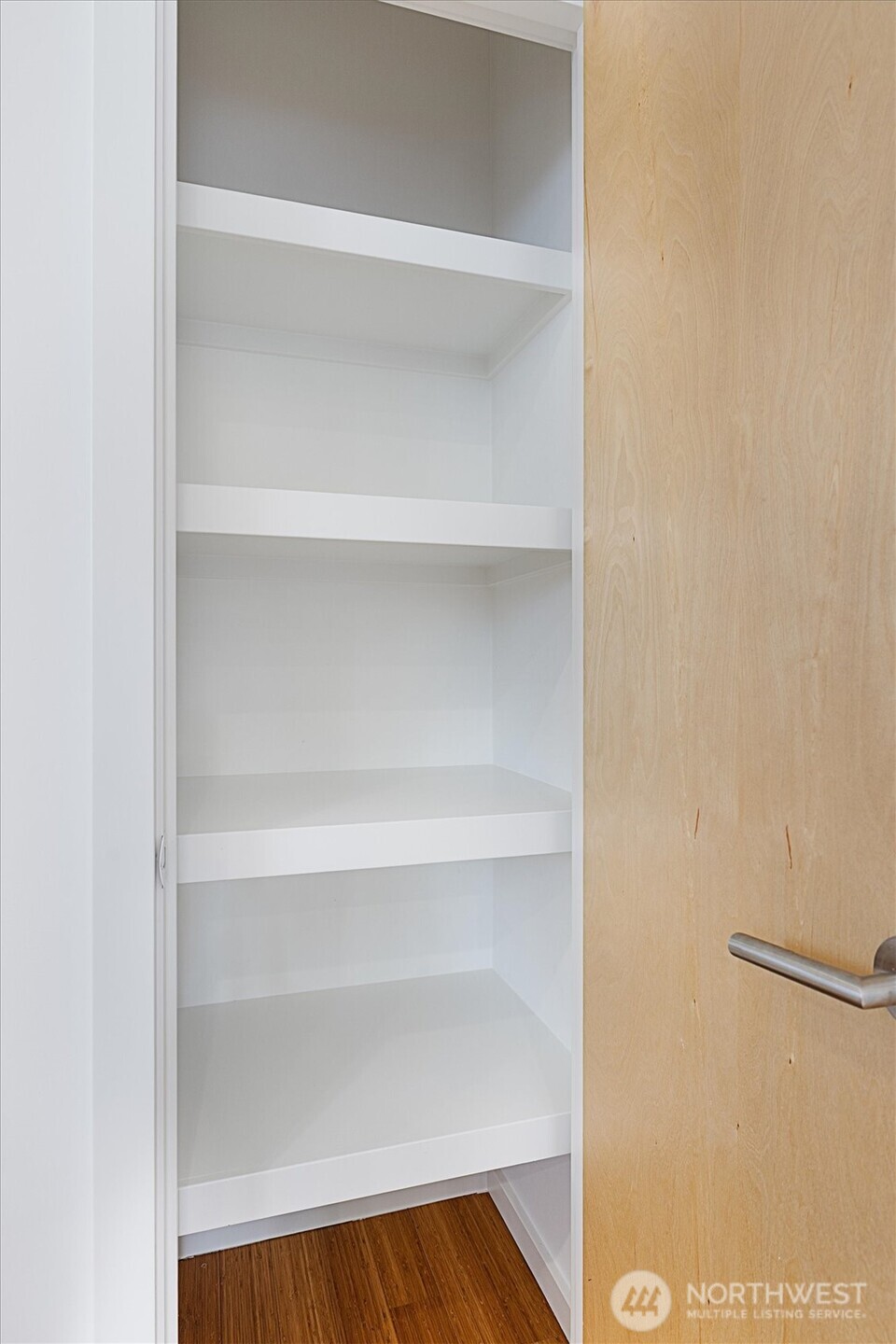 One of two pantry areas for the home! So hard to get this additional storage space.