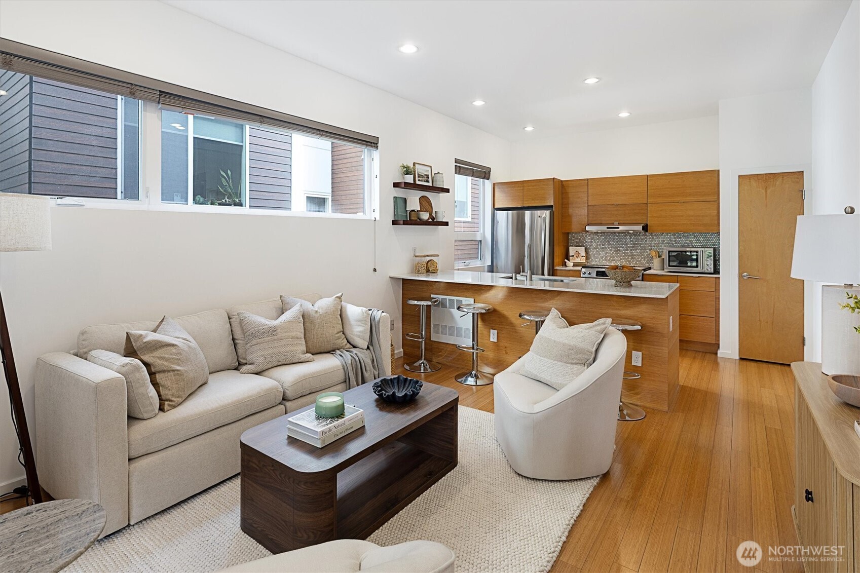 Open-concept living as the Kitchen seamlessly flows to the living and dining spaces!