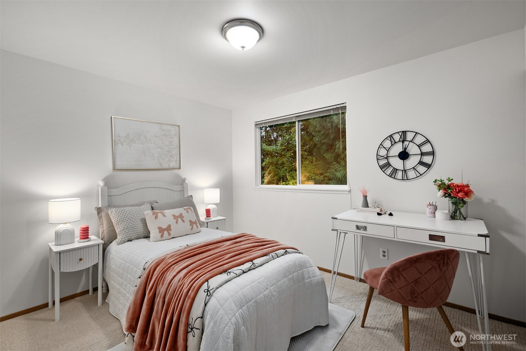 Bedroom 2-fresh paint and brand new carpeting.