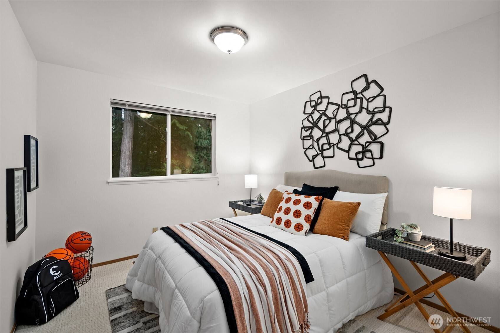 Bedroom 3- Fresh paint and brand new carpeting!