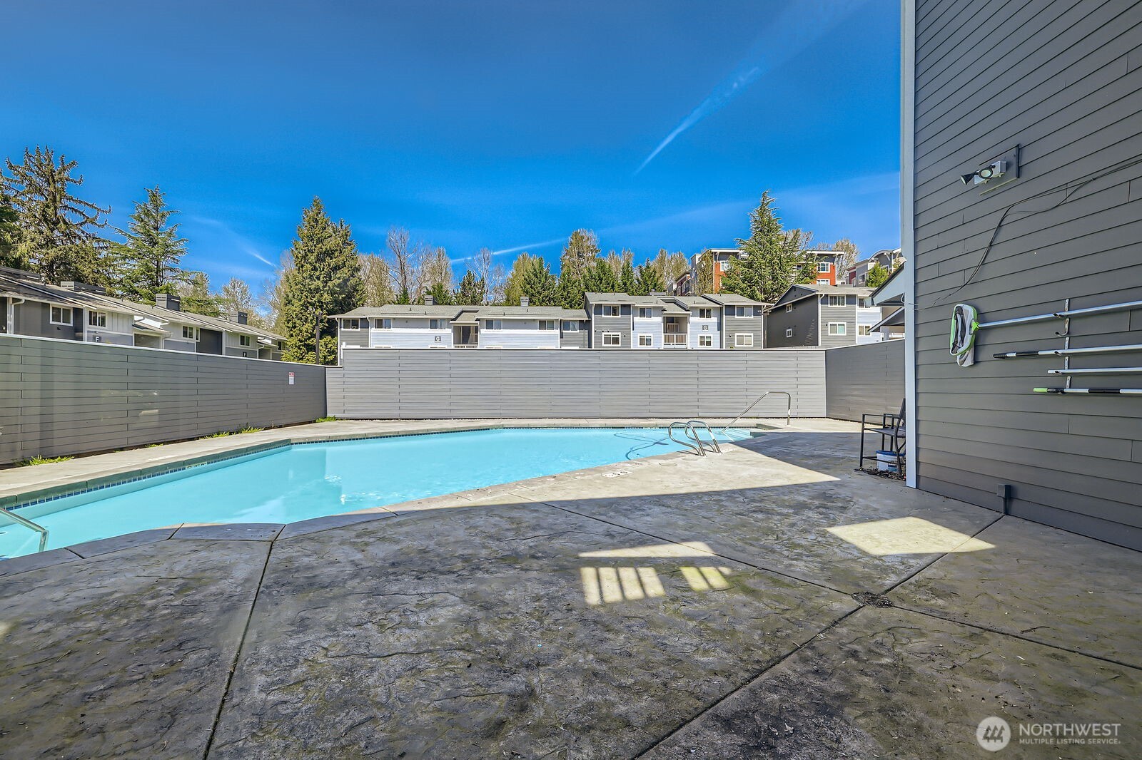 A large outdoor pool maintained by the association is an ideal spot to spend the summer!