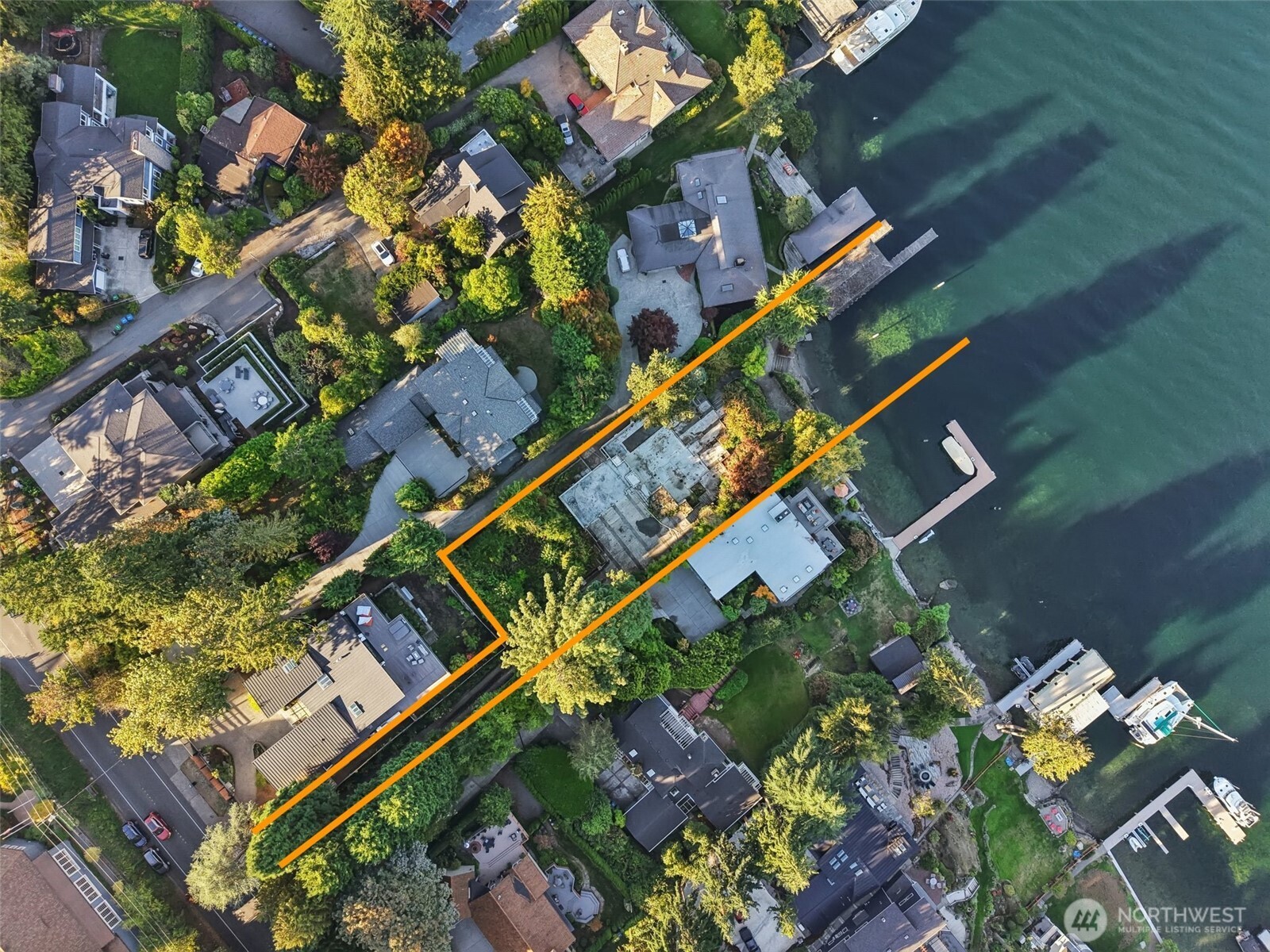 A U-shaped covered dock with deep-water moorage — perfect for all your waterfront adventures and outdoor fun.