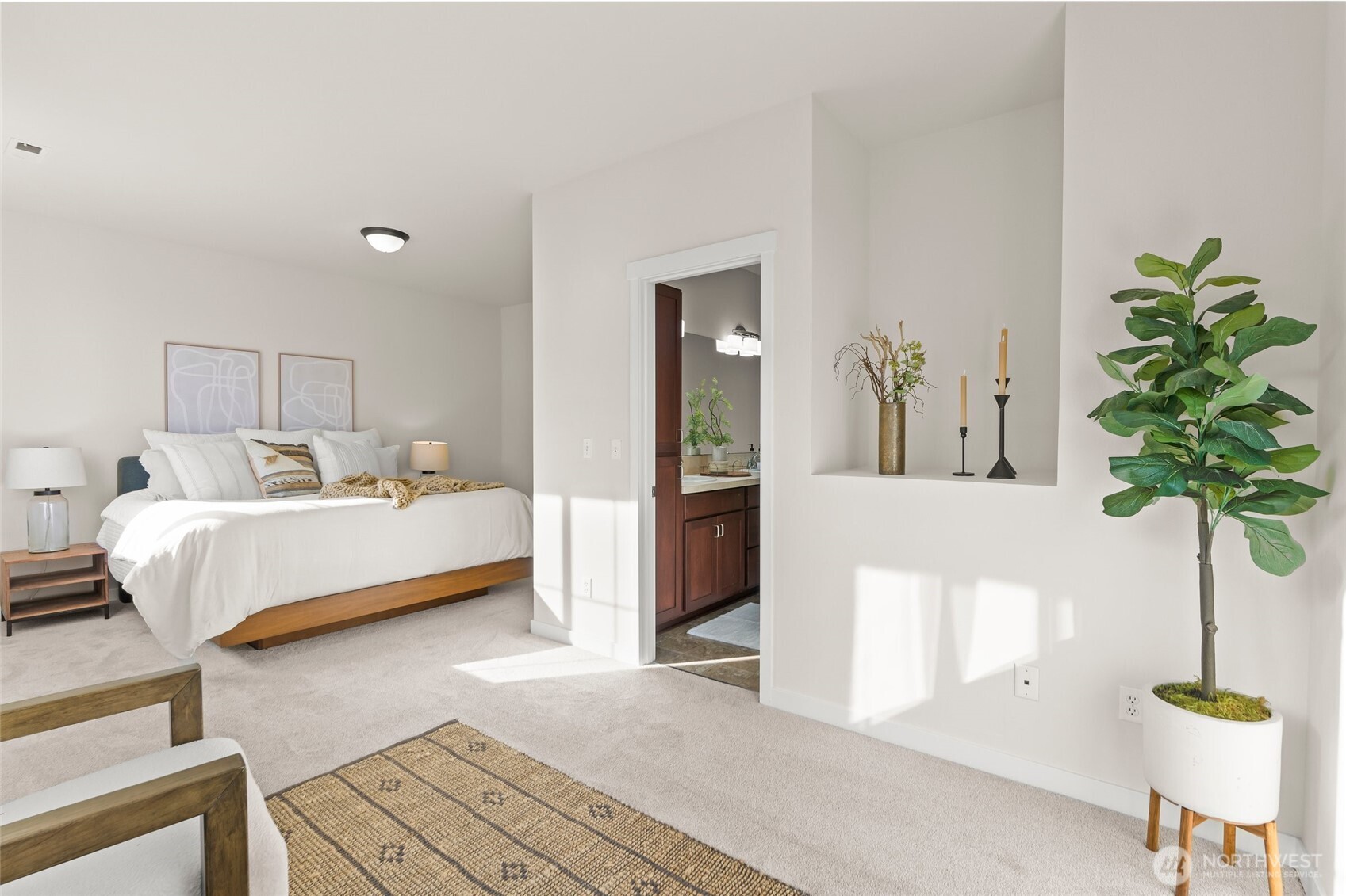 Spacious Primary suite with sitting area or additional TV room/office.