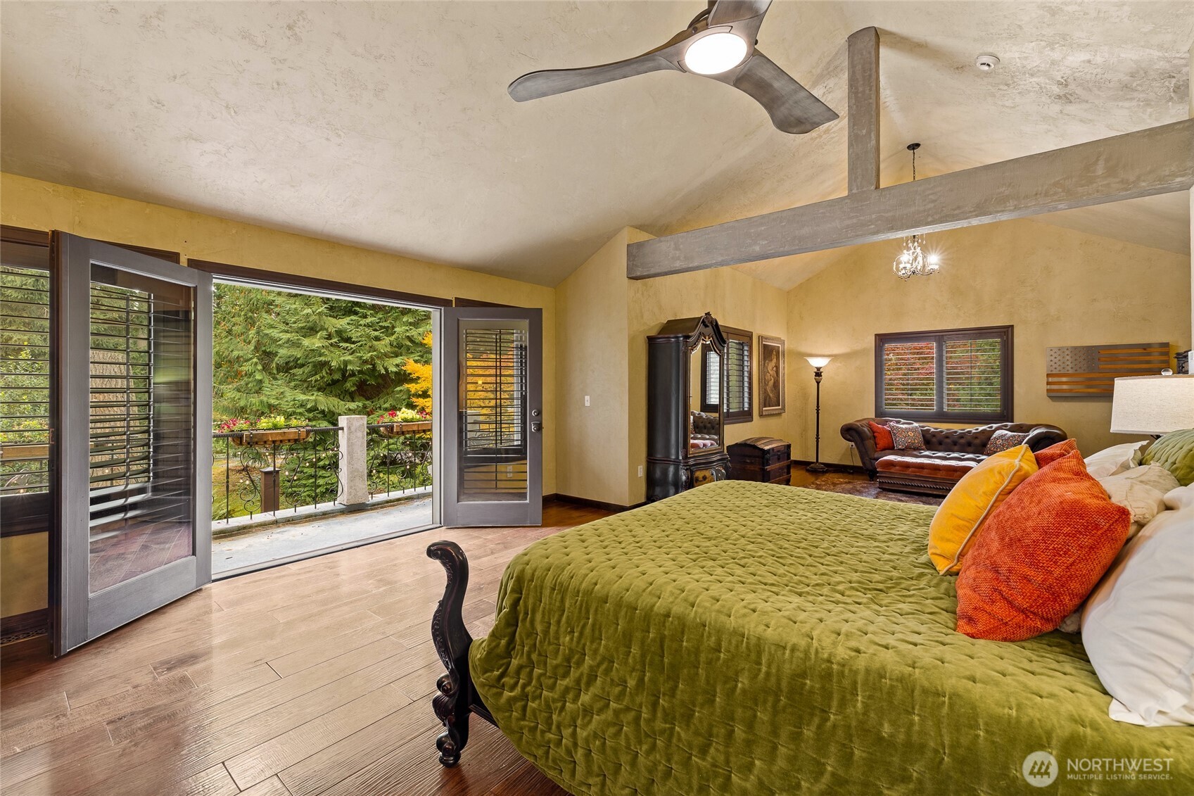 A Beautiful Extension to the Incredible & Sizable Outdoor Entertainment Space ~ Dense, Long-lasting Ironwood Deck & Lovely Stone Patio