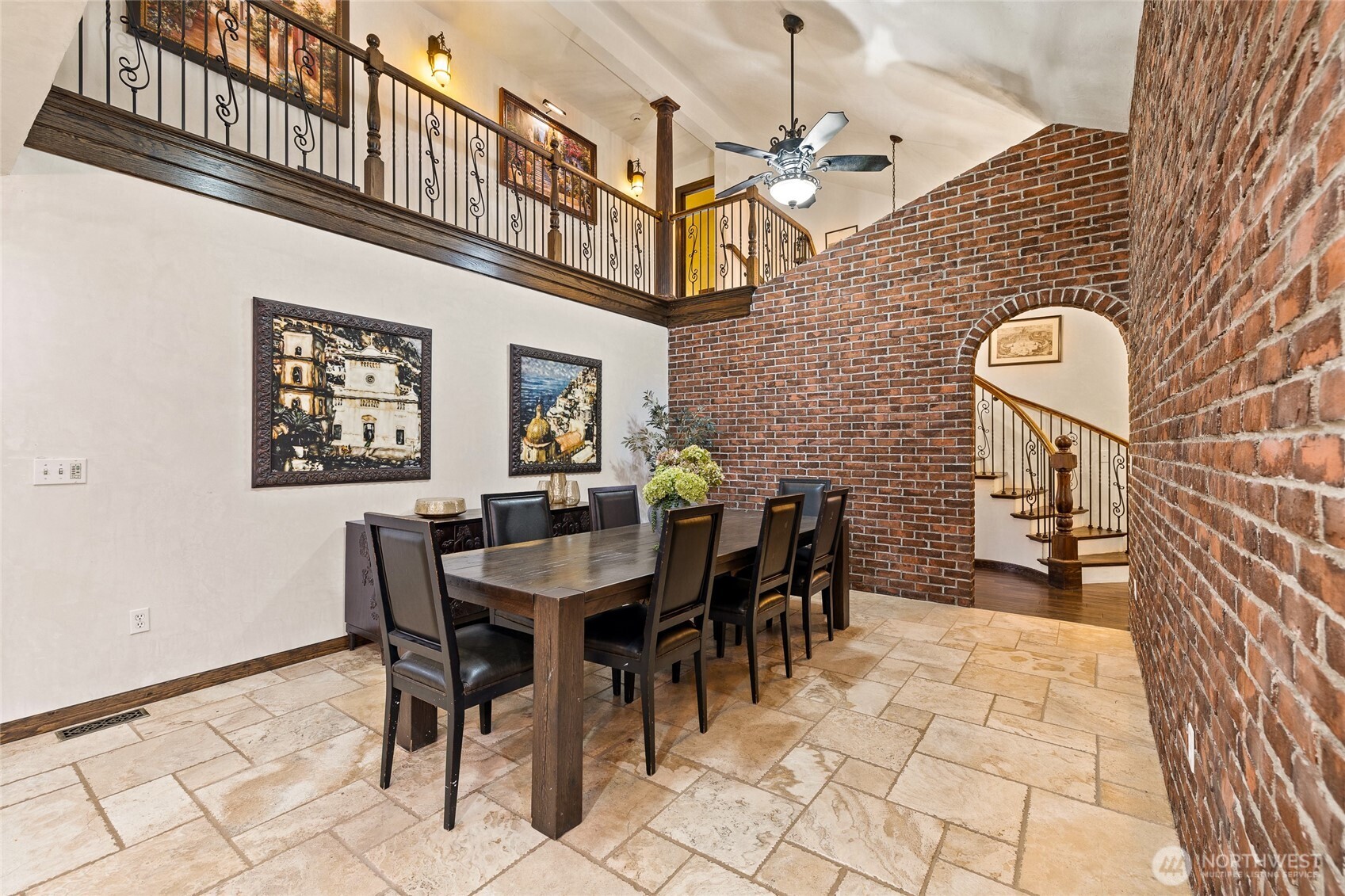 Gorgeous Handscraped Hardwoods are 3/4 inch thick; not only stunning but very durable.