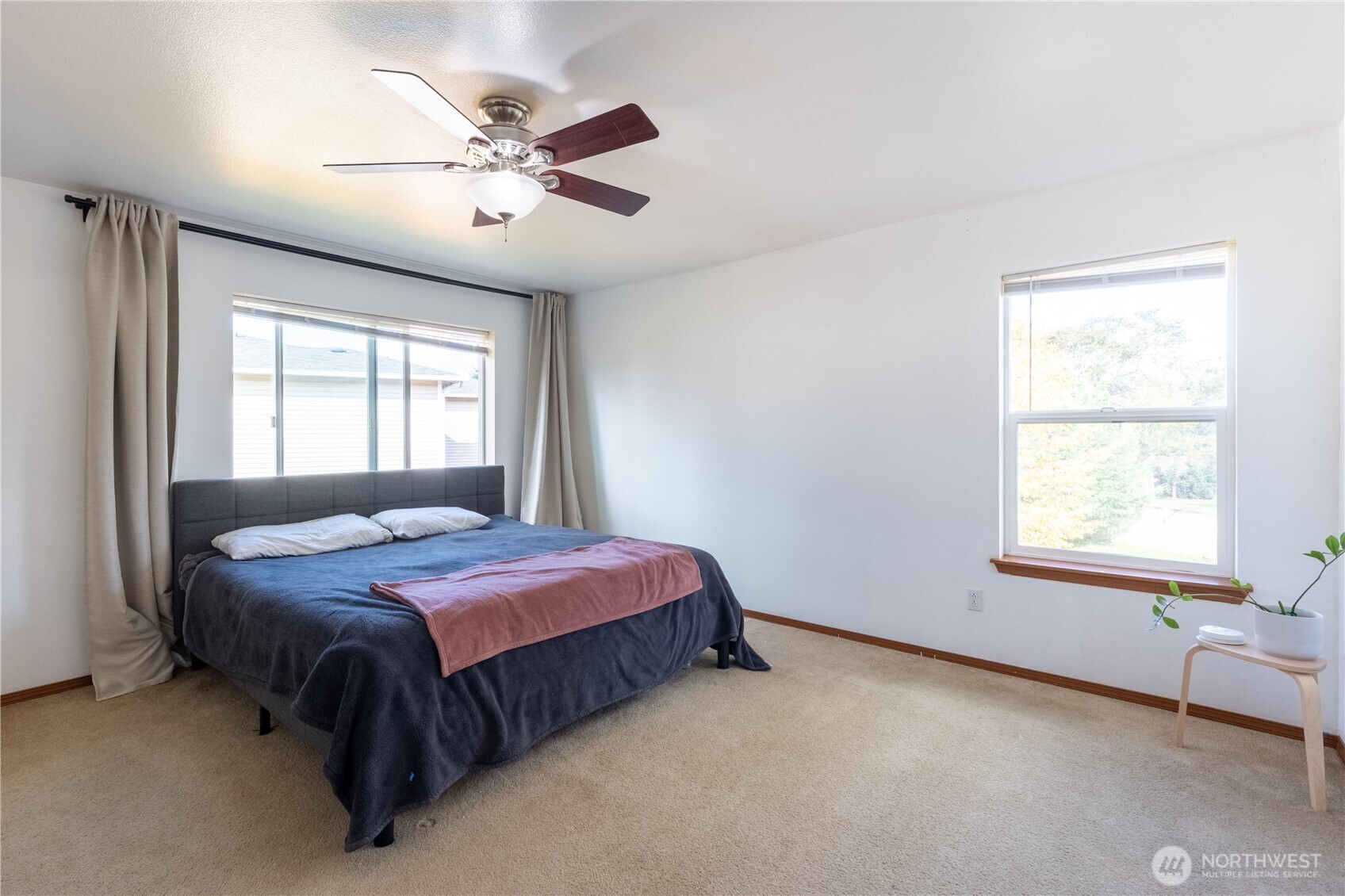Primary bedroom with plenty of day light