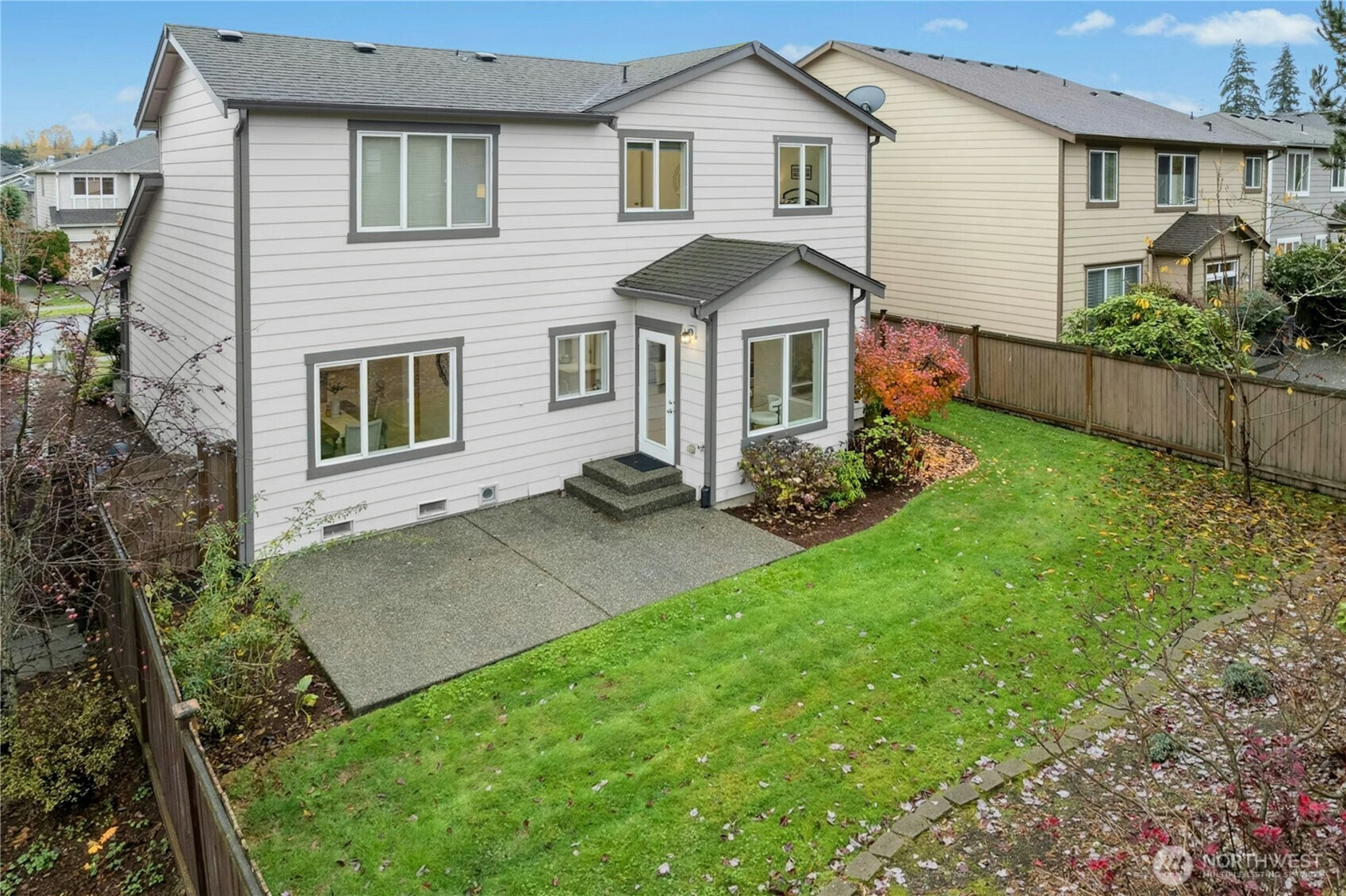 Plenty of patio space for entertaining.