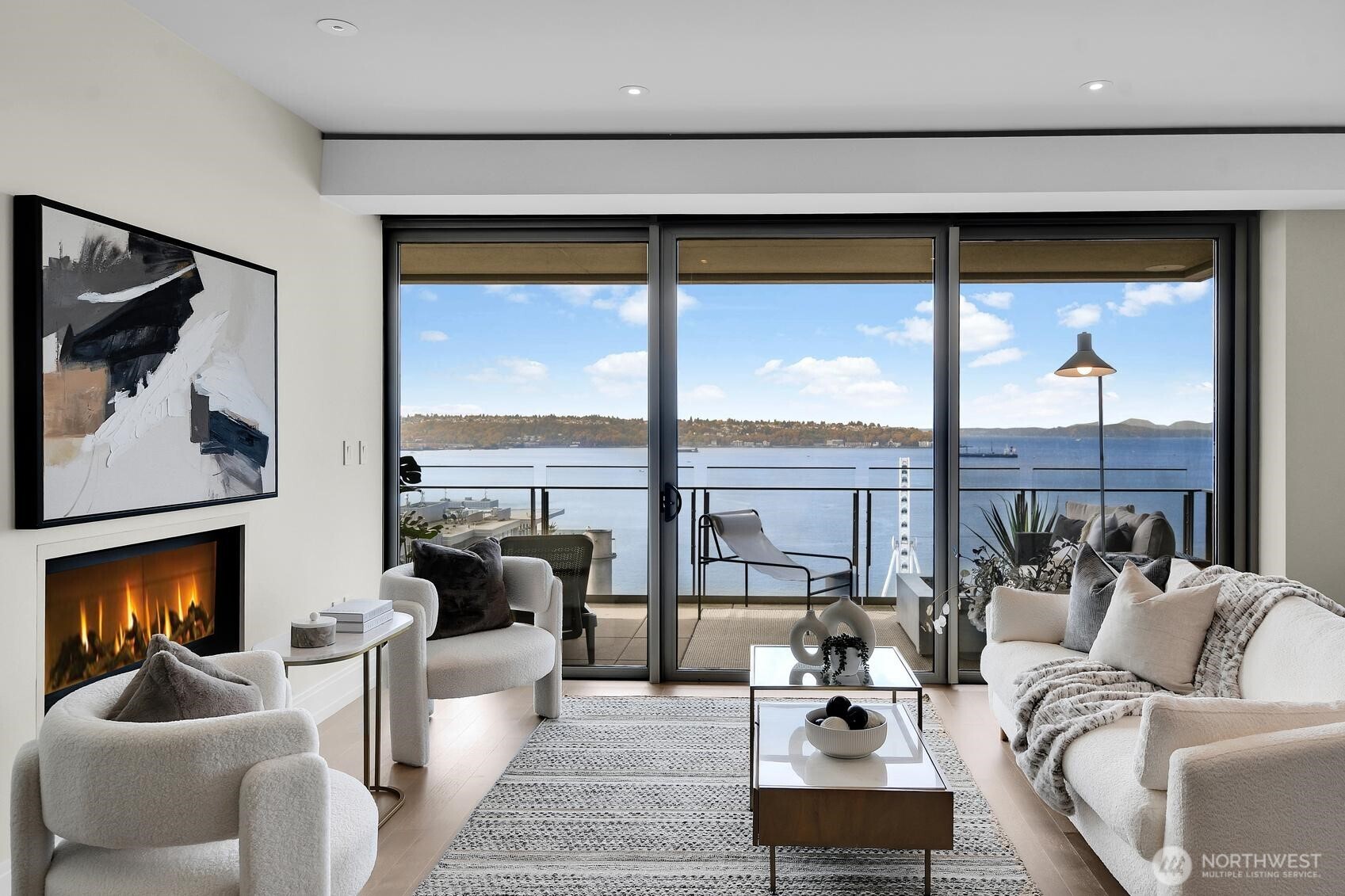 Living room in Unit 1206